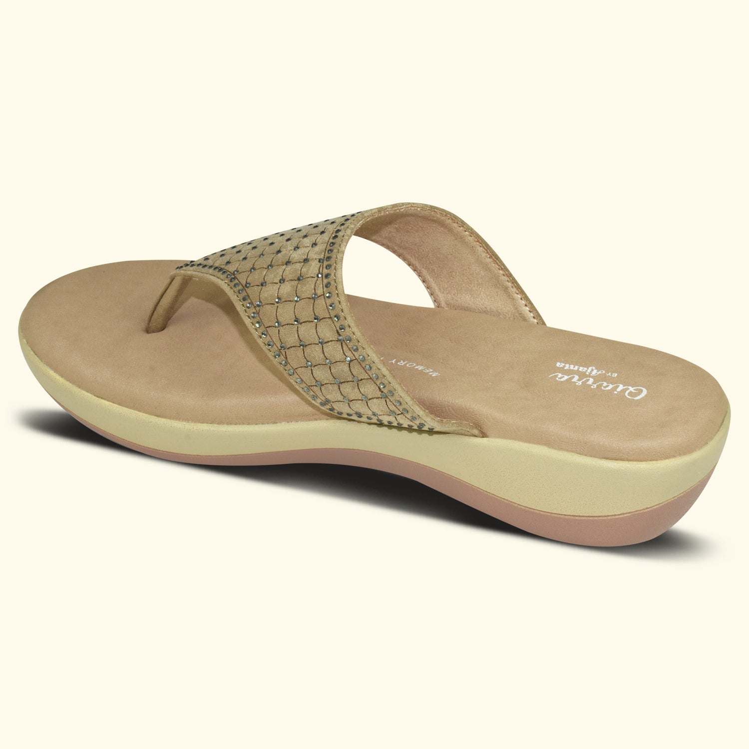 QIARRA Women Flat Sandals for Women|Casual Sandals|Comfortable Ladies Sandal|Flats For Daily Use EL1057