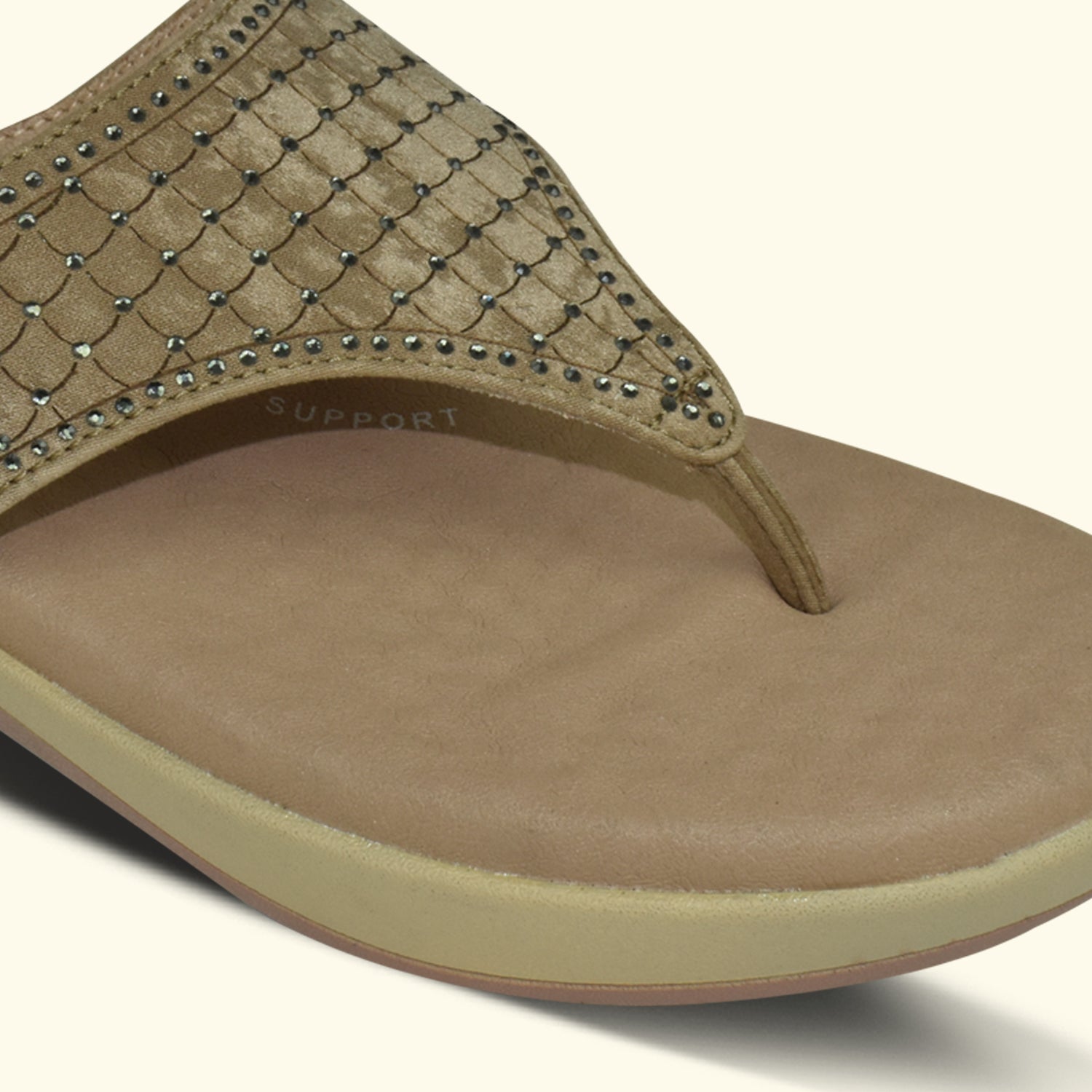 QIARRA Women Flat Sandals for Women|Casual Sandals|Comfortable Ladies Sandal|Flats For Daily Use EL1057