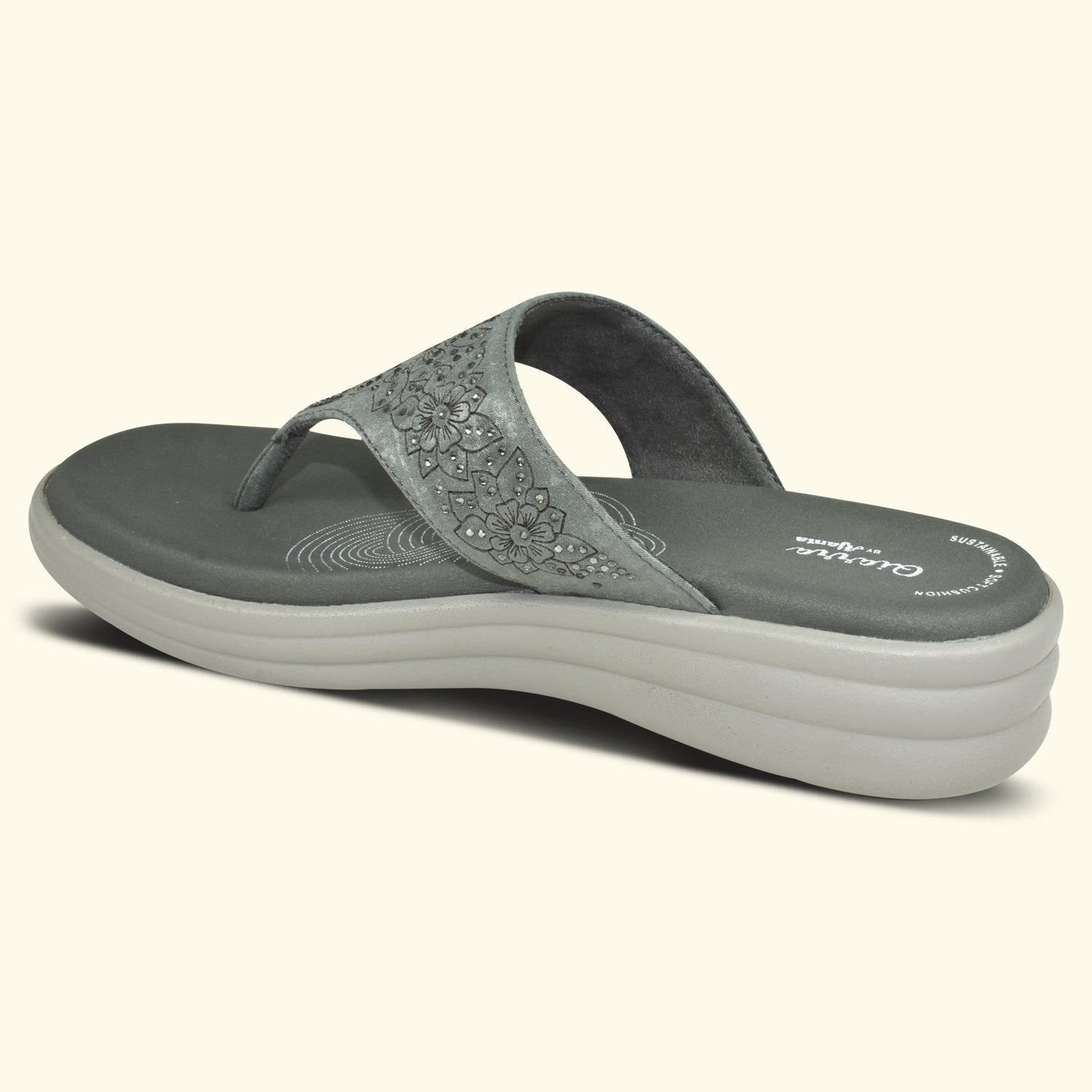 QIARRA Women Flat Sandals for Women|Casual Sandals|Comfortable Ladies Sandal|Flats For Daily Use EL1058