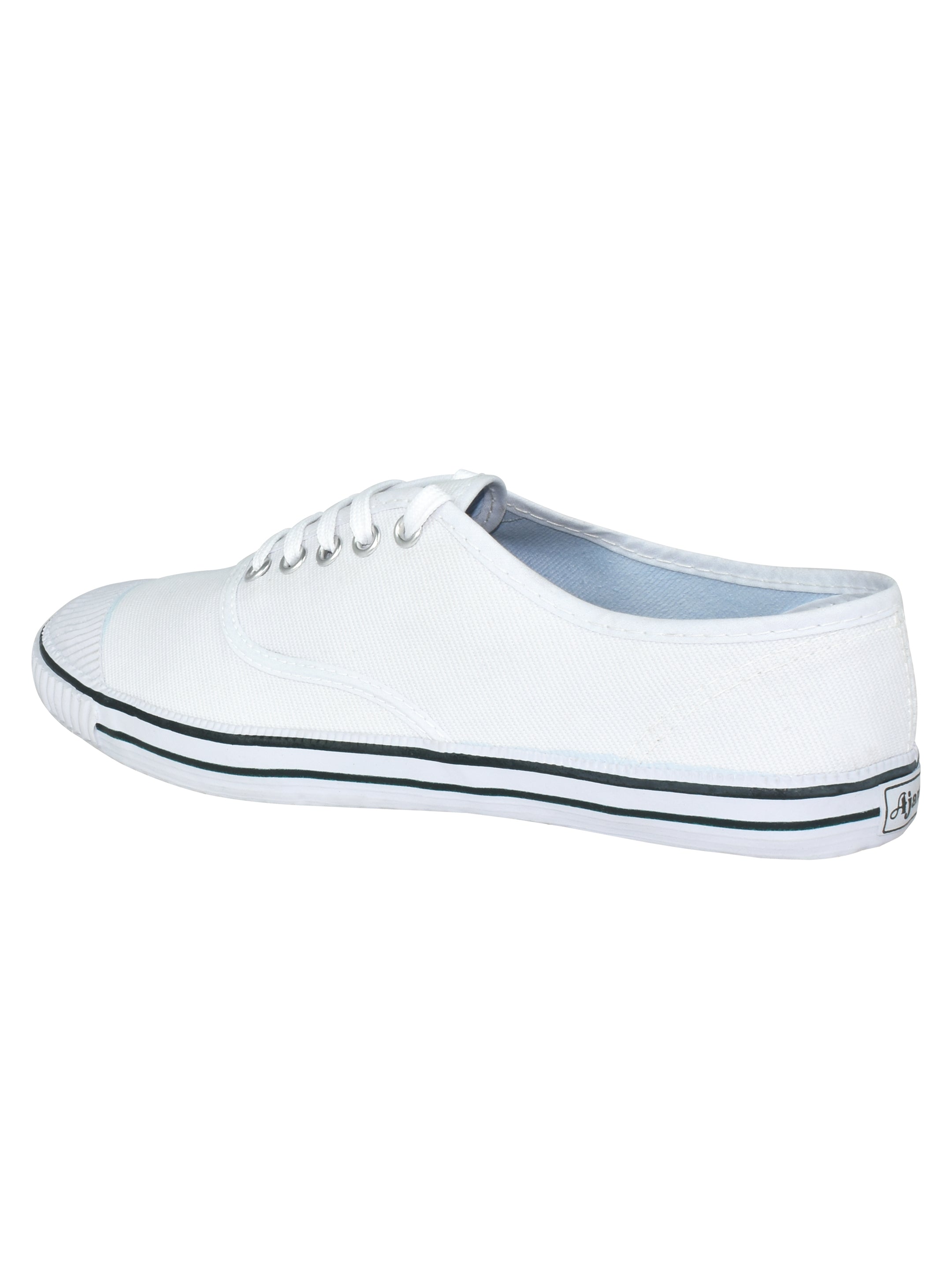 AJANTA Kids Lace-Up White Uniform Shoe BT0004