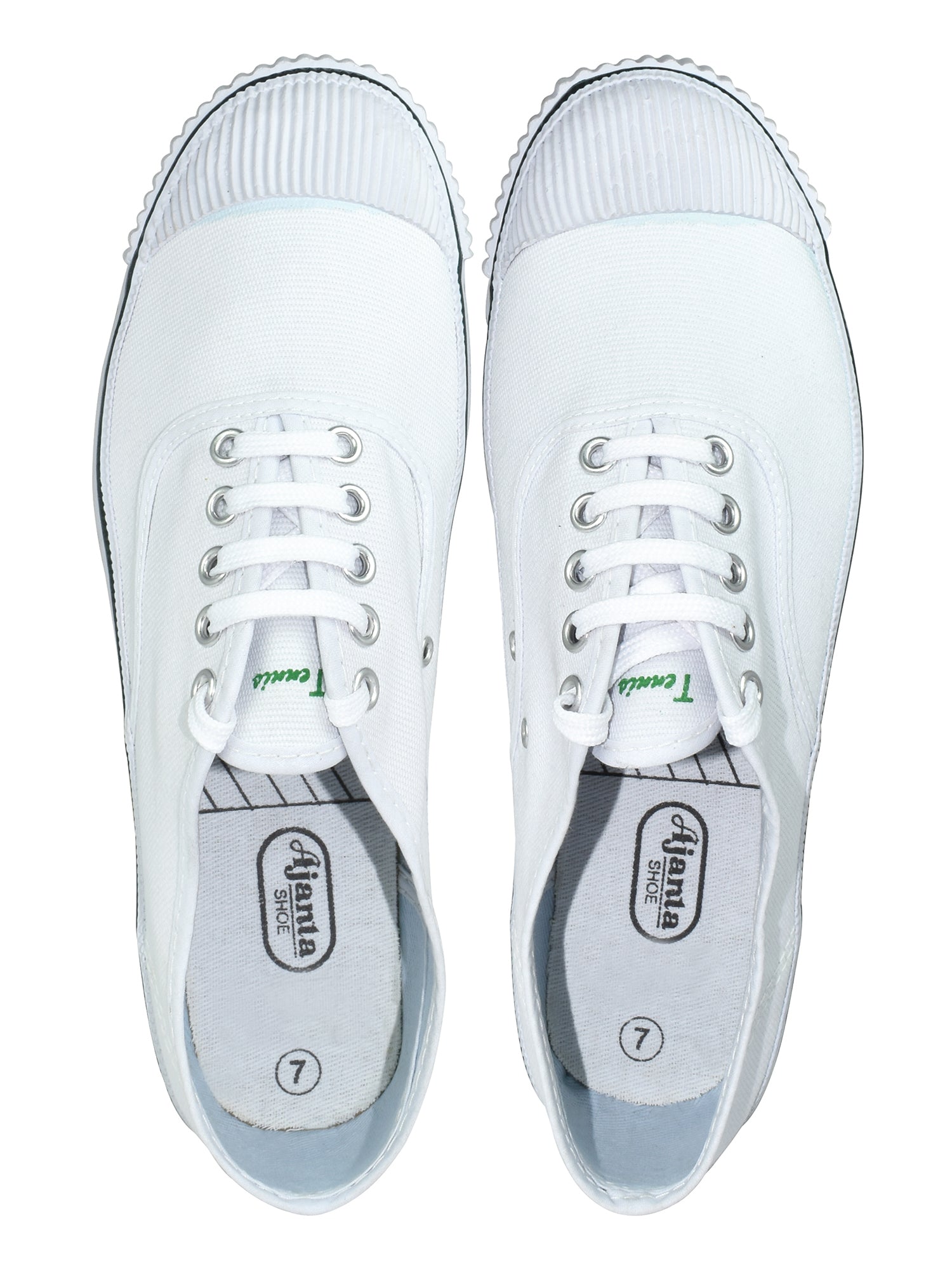 AJANTA Kids Lace-Up White Uniform Shoe BT0004