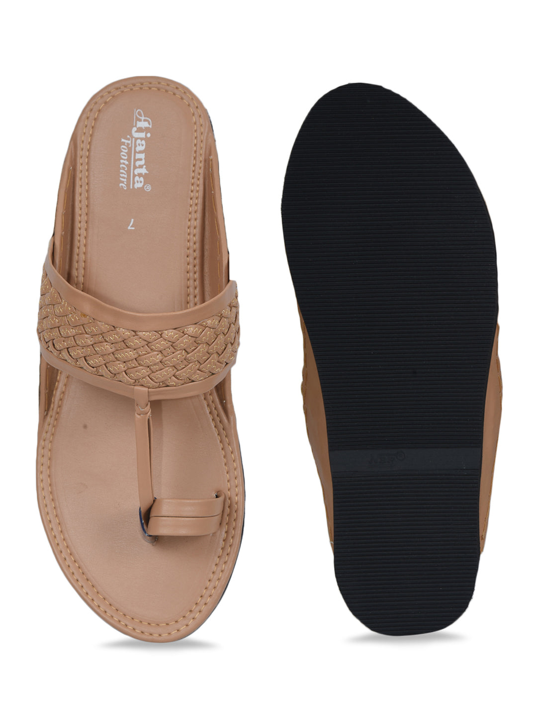 Ajanta Men’s Kolhapuri Slip-On Sandals