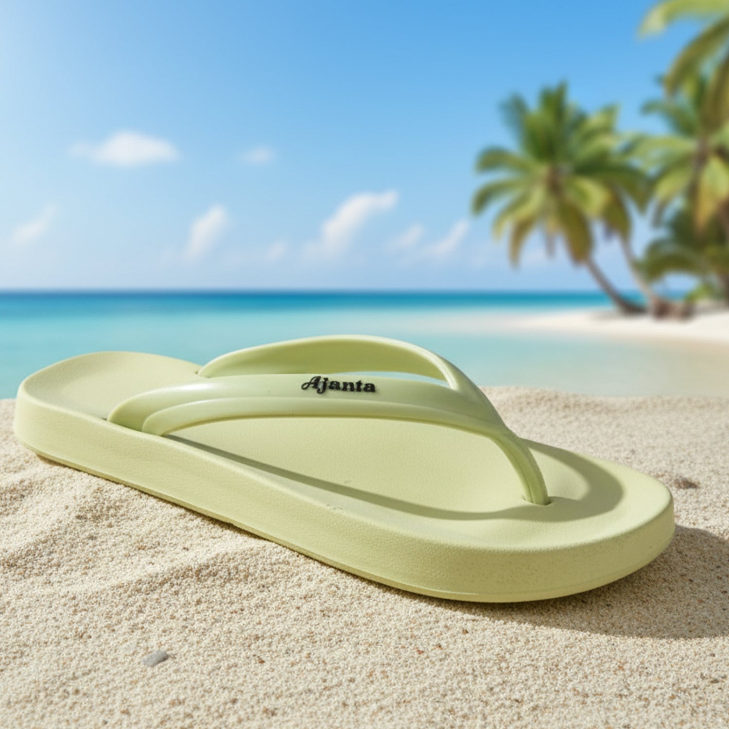 Ajanta Women’s Casual PVC Slip-On Slippers – Lightweight EVA Sole for Everyday Comfort