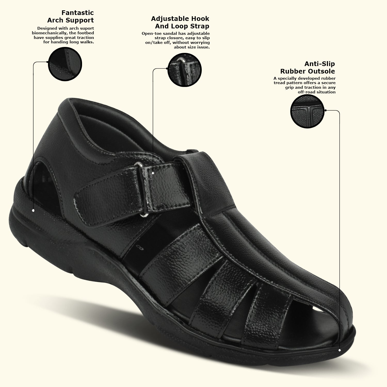 AJANTA Men Sandal| Casual Floaters |Home Use |Daliy-Wear|Anti Slip Outdoor Sandal For Men's And Boy's EG2022