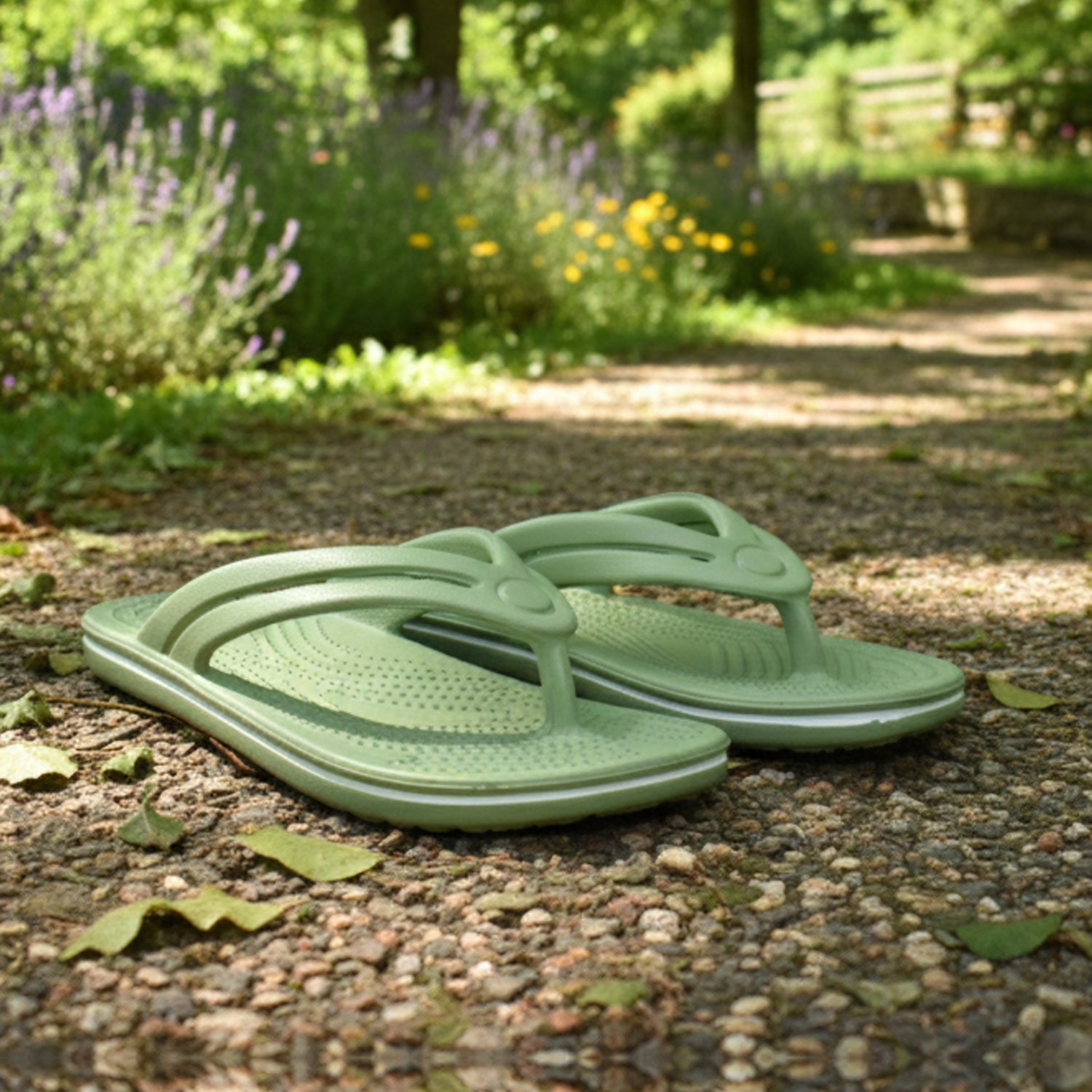 Ajanta Women’s Casual PVC Slip-On Slippers – Lightweight EVA Sole for Everyday Comfort-EL1053