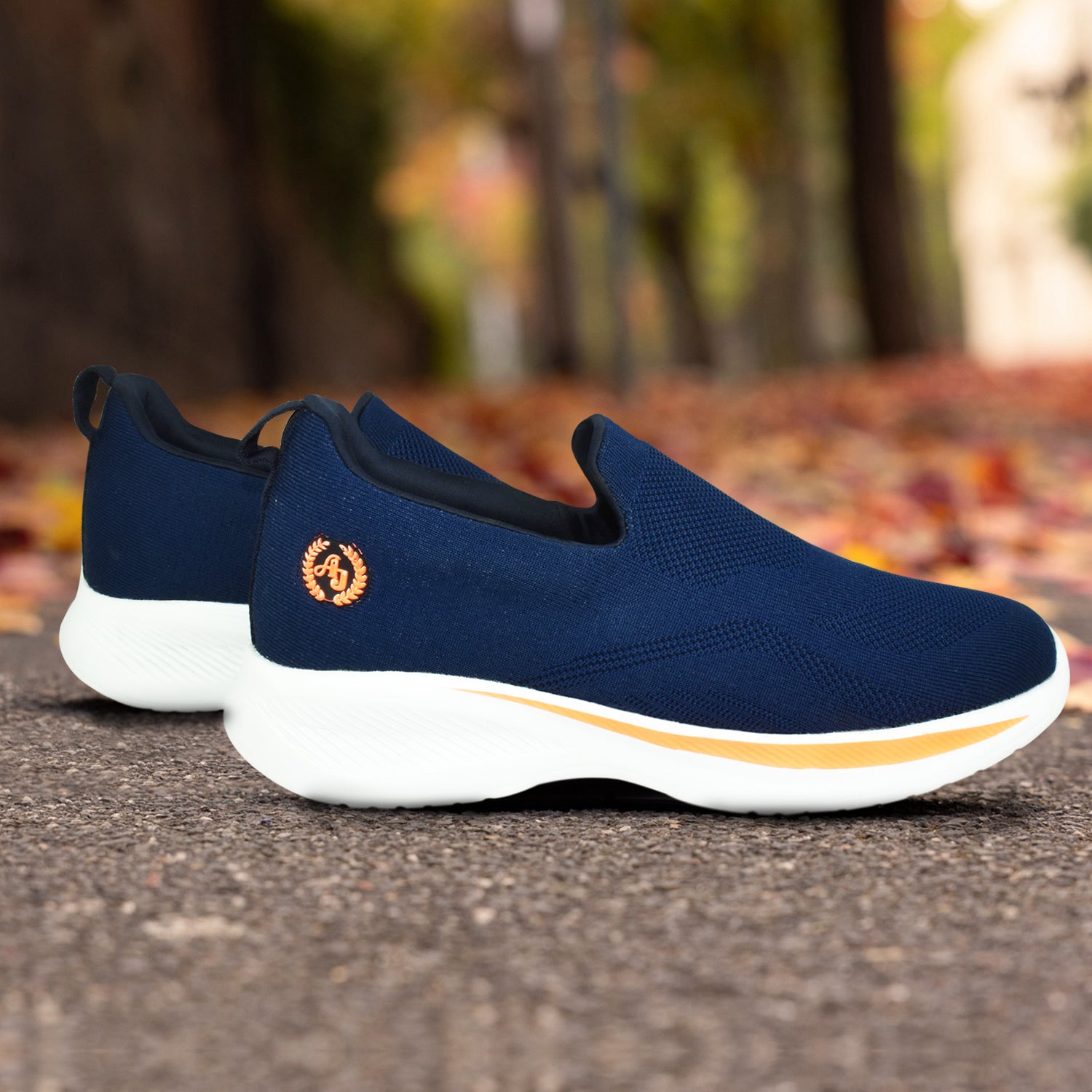 Ajanta Men’s Lightweight Slip-On Running Shoe with Shock-Absorbing Sole & Breathable Upper