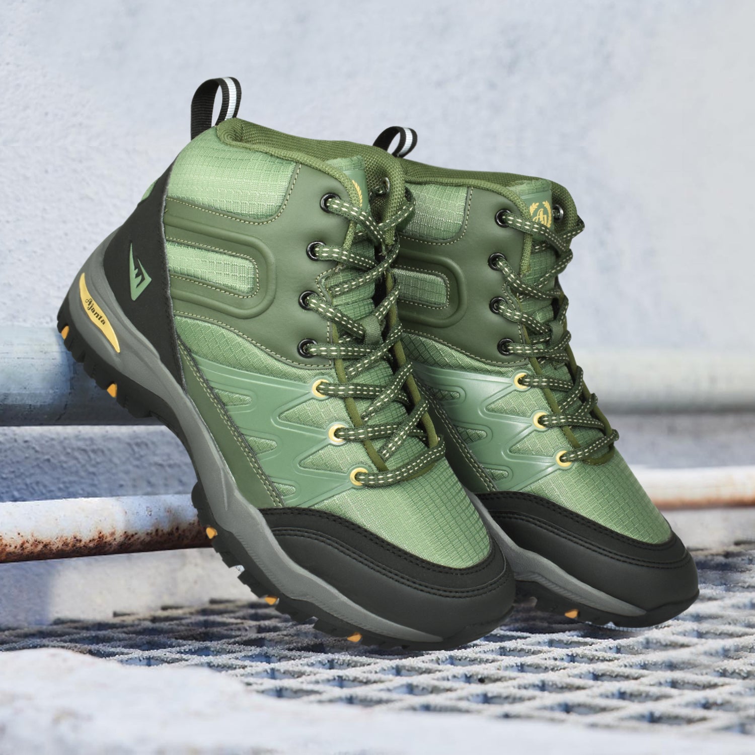 AJANTA Terra Trek Outdoor Hiking Shoes With Superior Grip & Comfort | Lightweight & Sturdy Boots EG1054