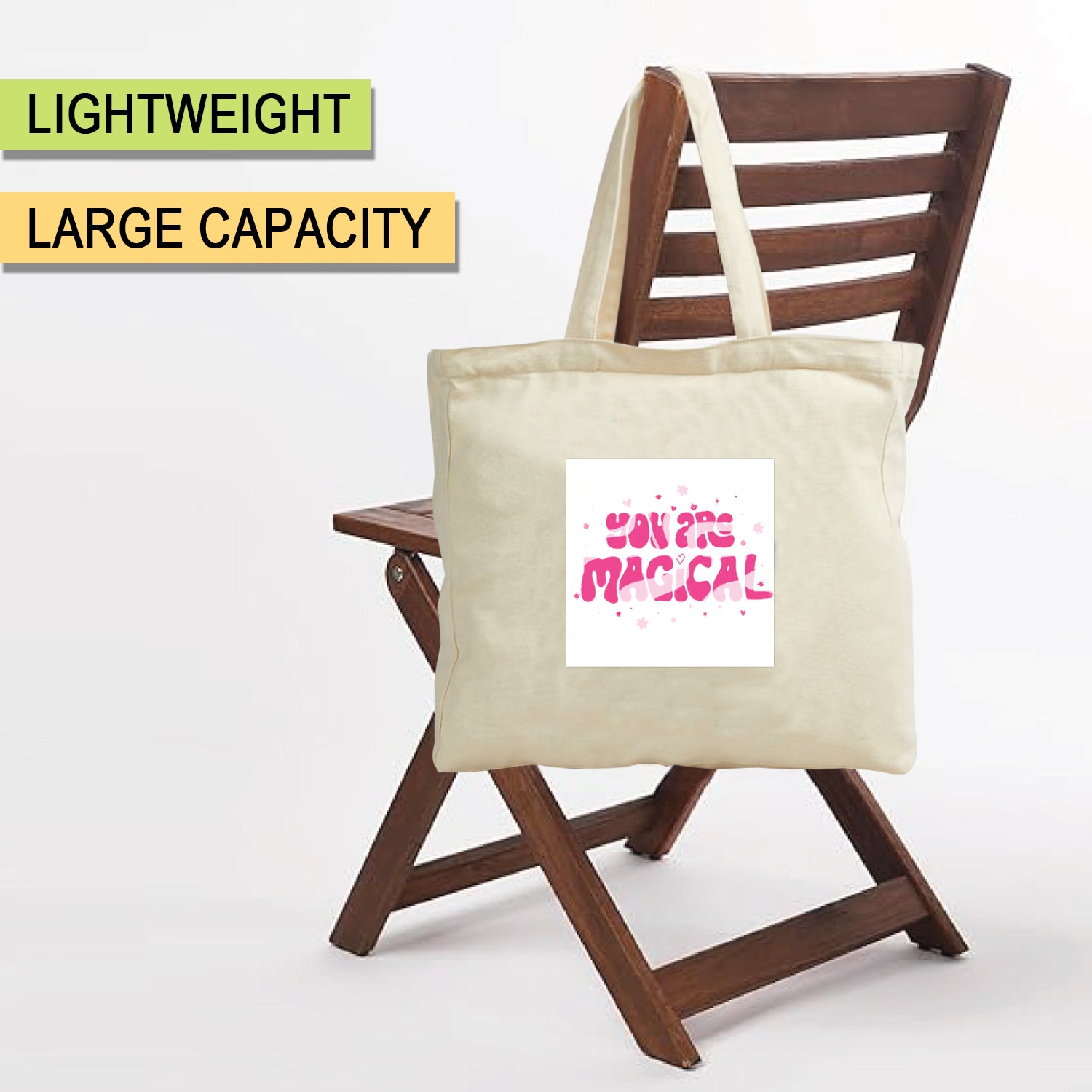 Ajanta Canvas Tote Bag for Women – Printed Zip Tote for Travel, Shopping & College