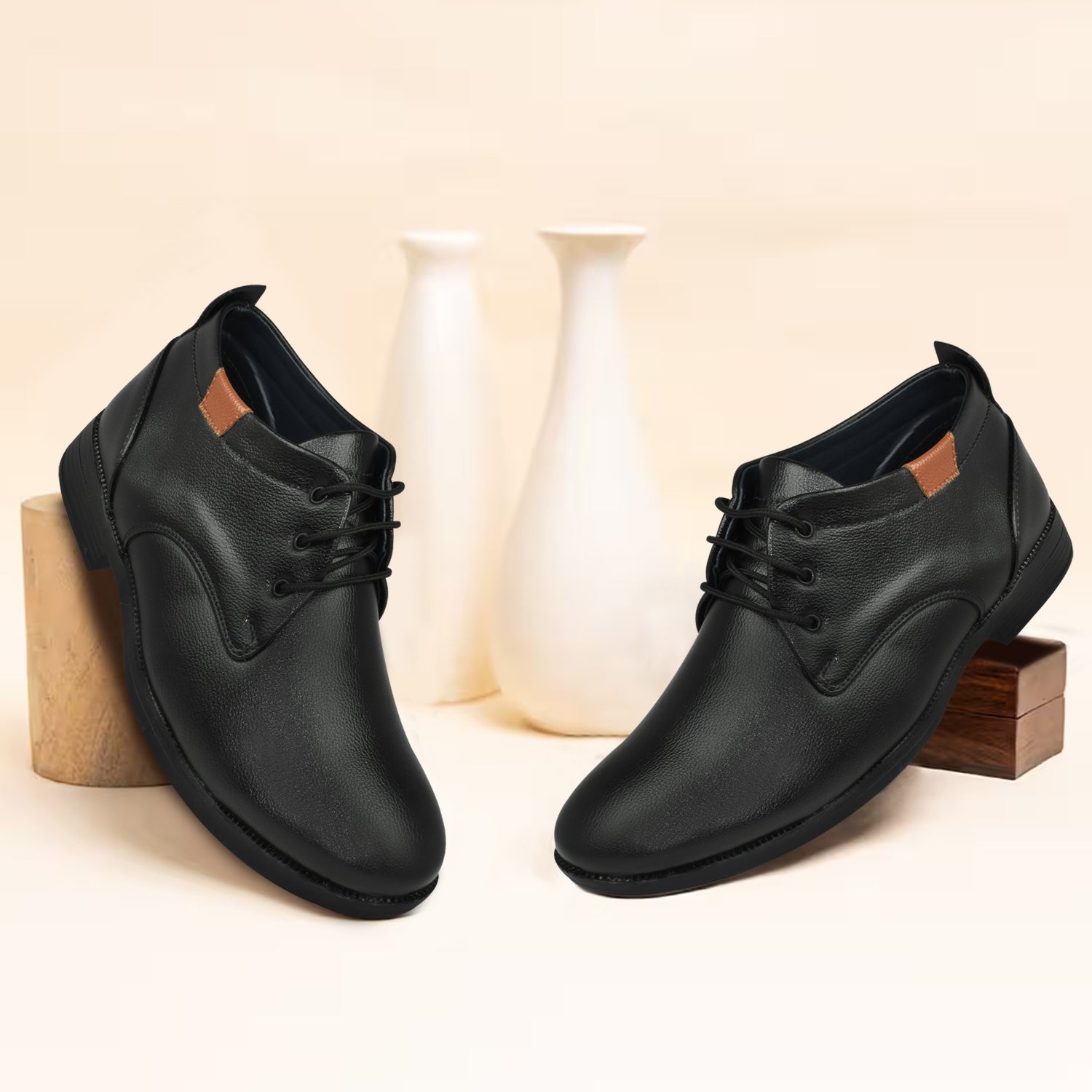 Ajanta Men's Formal Shoes|Lace-Up Shoes,Perfect for Formal,Business & Parties EG5011