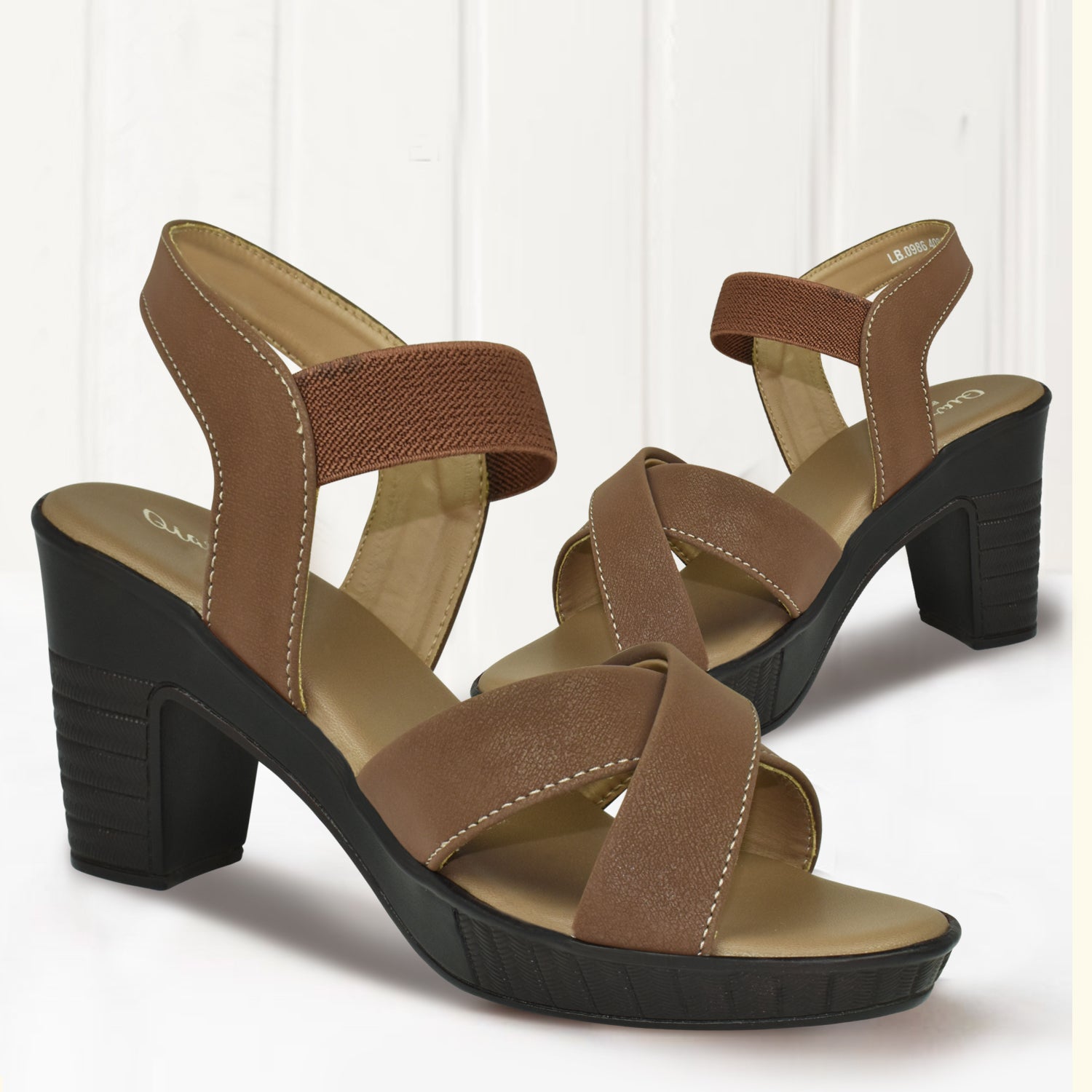 AJANTA Women Fashion Heel Sandals | Lightweight Stylish, Elegant, Comfy For Daily & Party Use EL4018