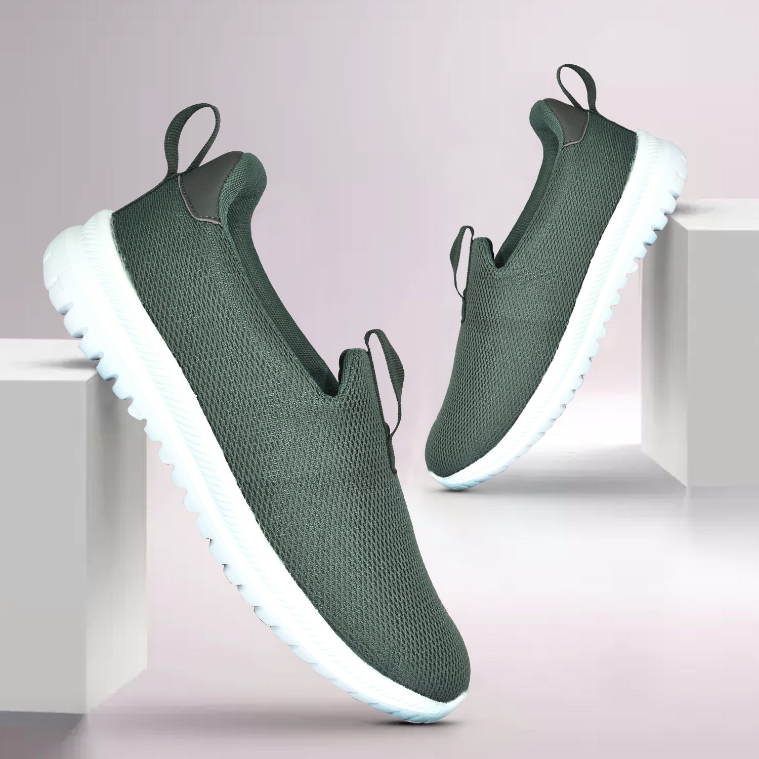 Ajanta Men Casual Shoe / Men’s Slip-On Knit shoes /Flexible & Stylish Walking Shoes EG1009