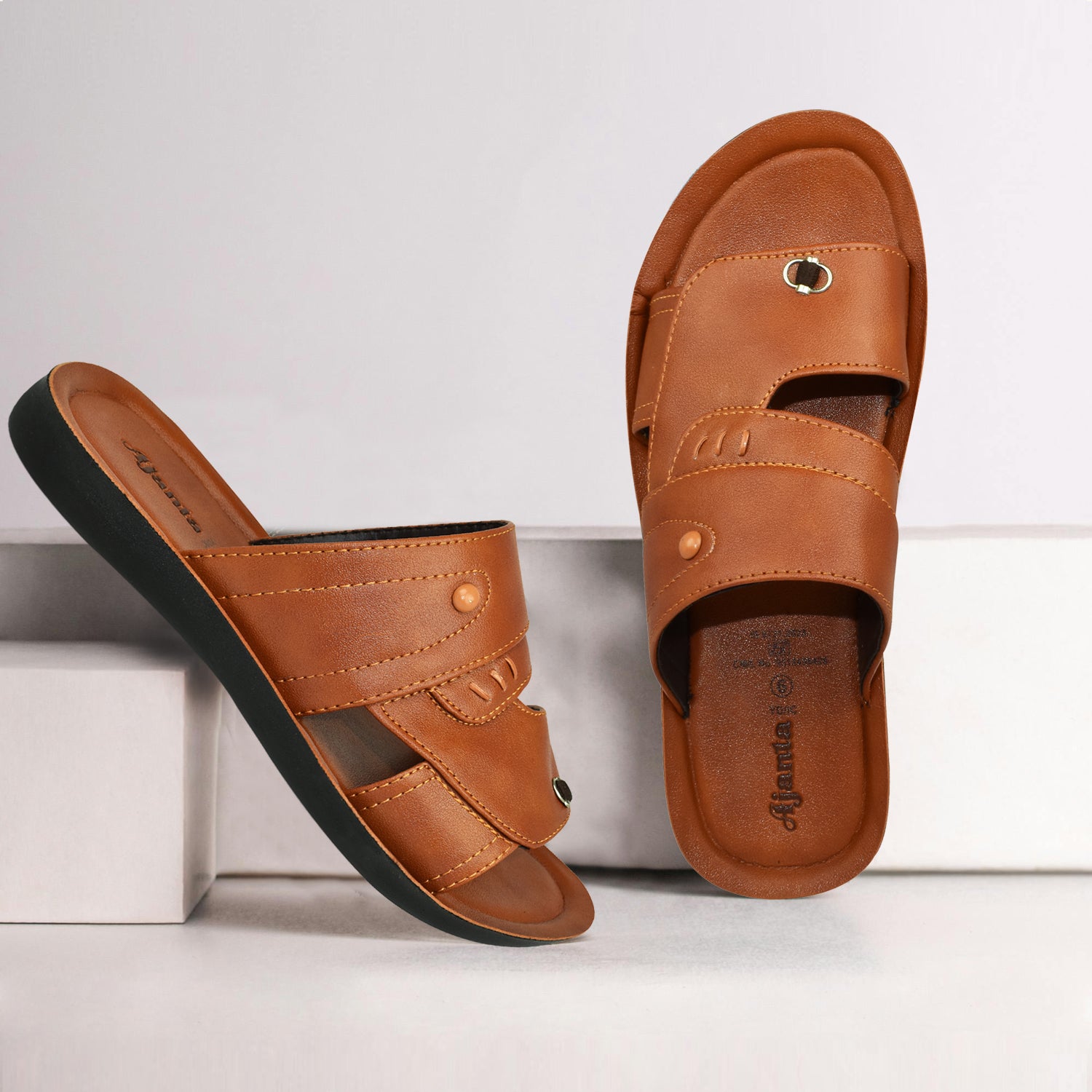 AJANTA Men Sandal| Stylish| Fancy| Comfortable Sandal For Men's And Boy's| Anti Slip Outdoor Sandal EG3009