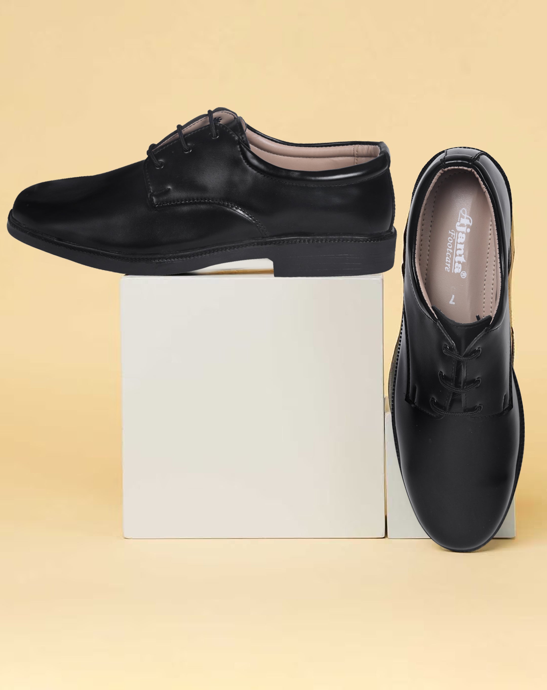 Ajanta Men’s Formal Lace-Up Shoes for Office & Business Wear
