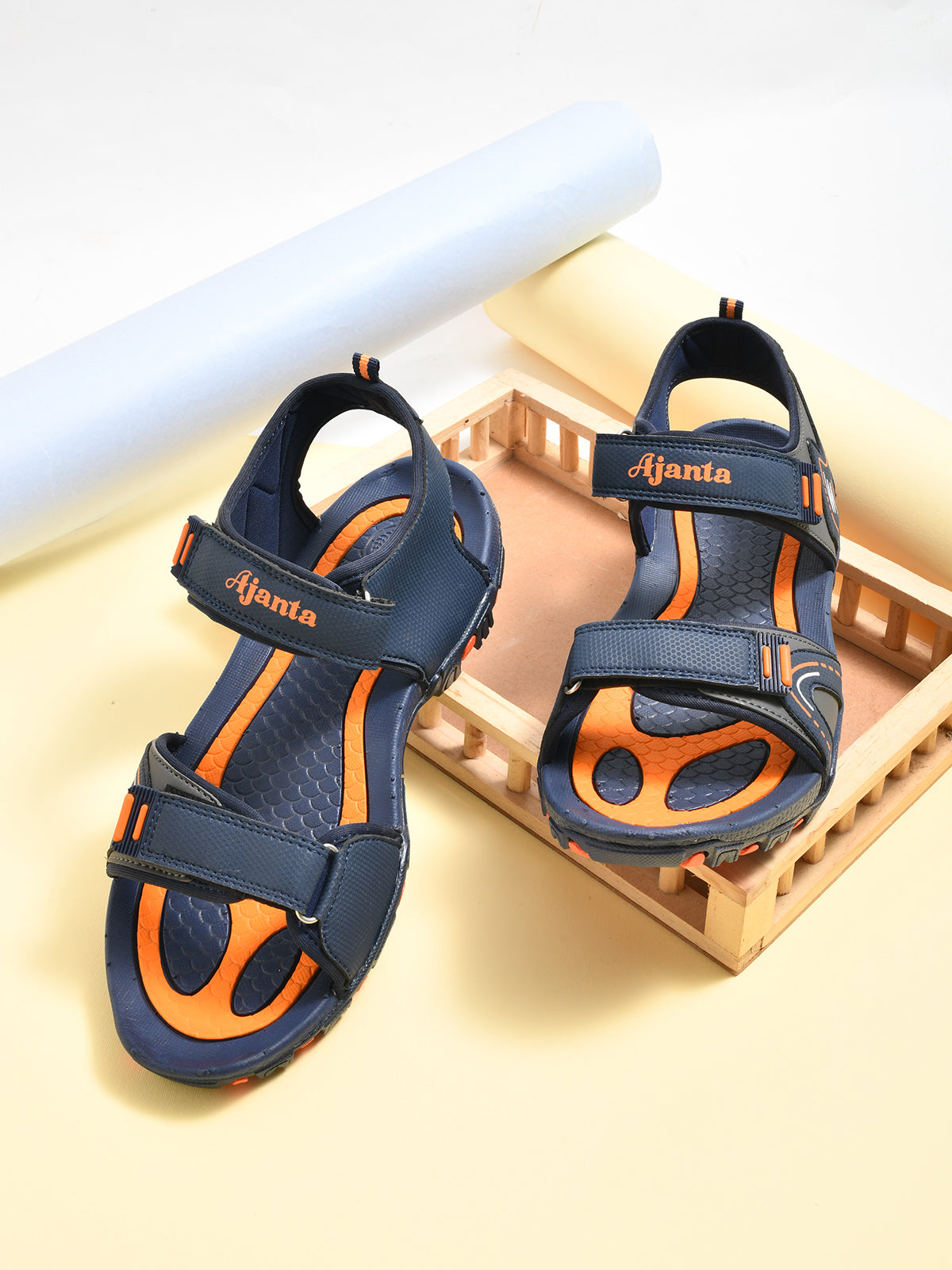 Ajanta Men Sports Sandal | Lightweight & Durable Outdoor Footwear | Comfortable Fit | Anti-Skid Sandal