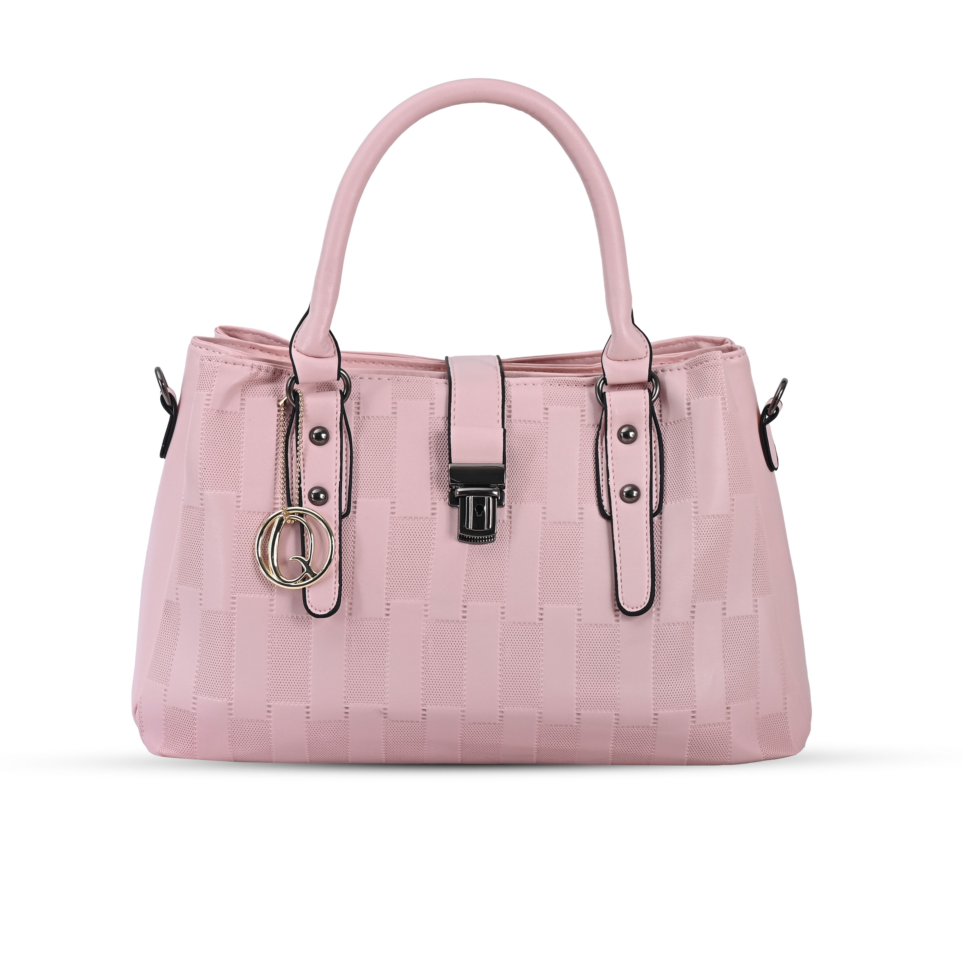 QIARRA Women's Pink bag, Small Crossbody Bag, Casual Daily Handbag with Simple and Trendy Design VB8041
