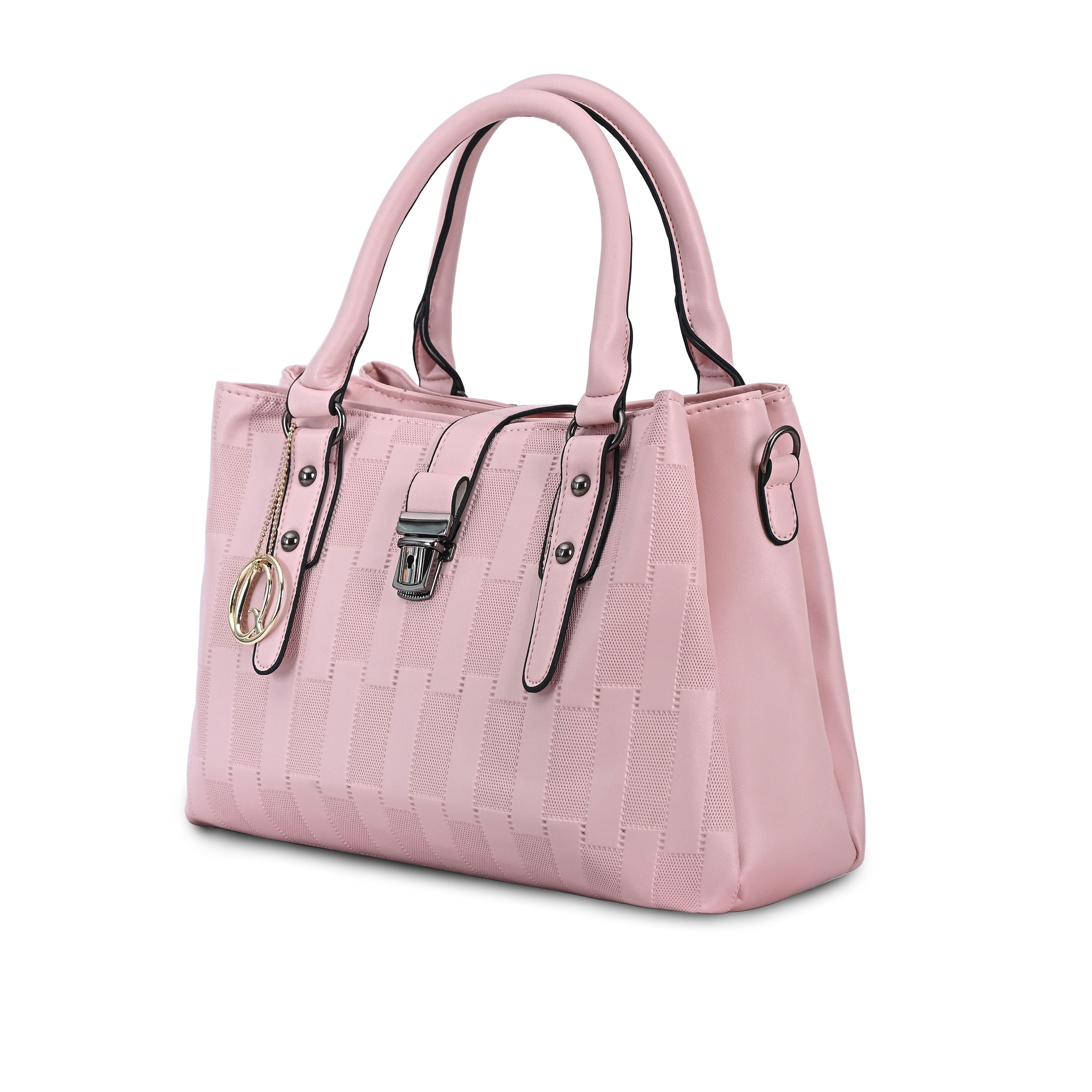 QIARRA Women's Pink bag, Small Crossbody Bag, Casual Daily Handbag with Simple and Trendy Design VB8041