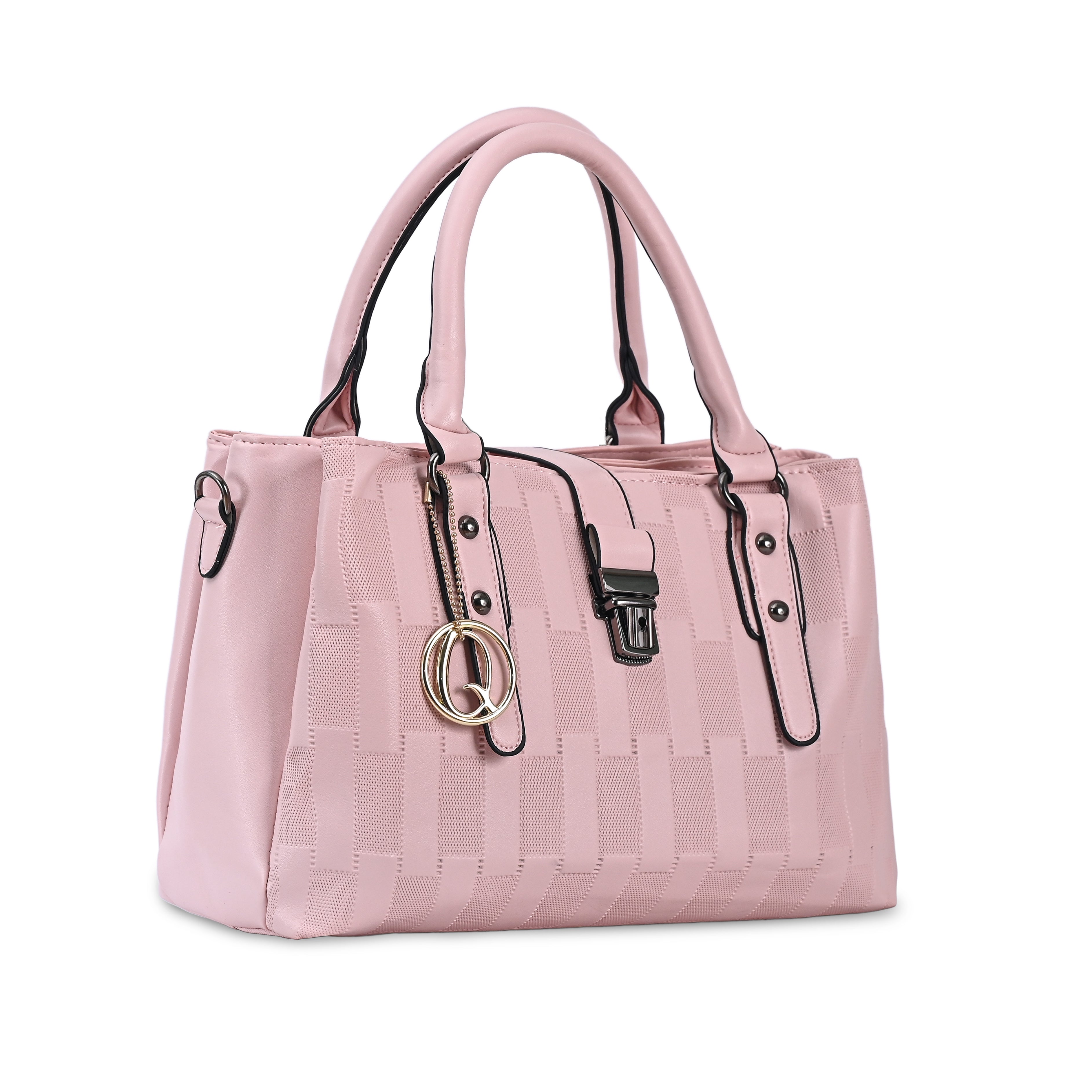 QIARRA Women's Pink bag, Small Crossbody Bag, Casual Daily Handbag with Simple and Trendy Design VB8041