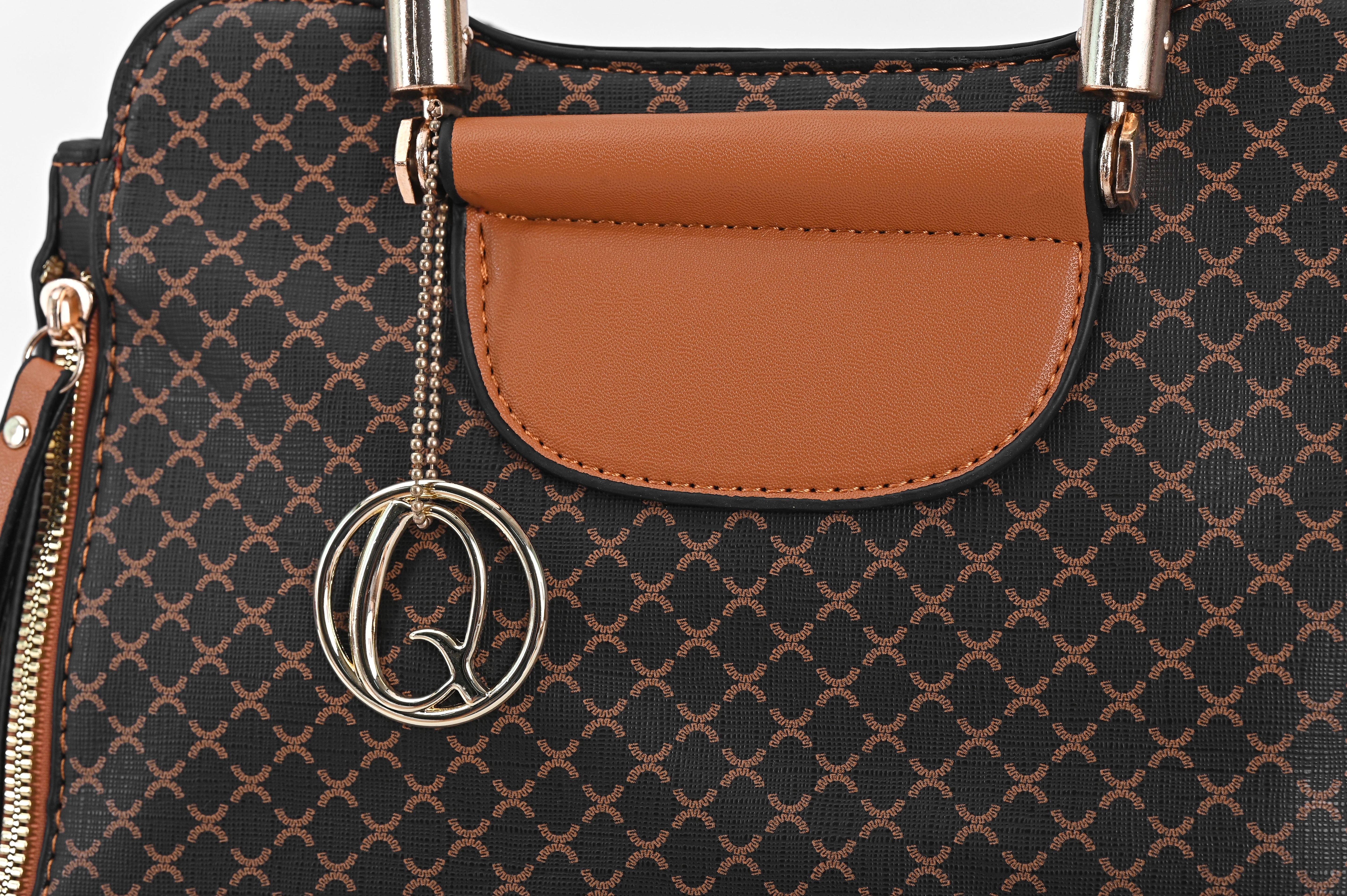 QIARRA Women's Brown bag, Satchel bag for Women – Secure and Women's Party Purse With Minimalist Design VB8065