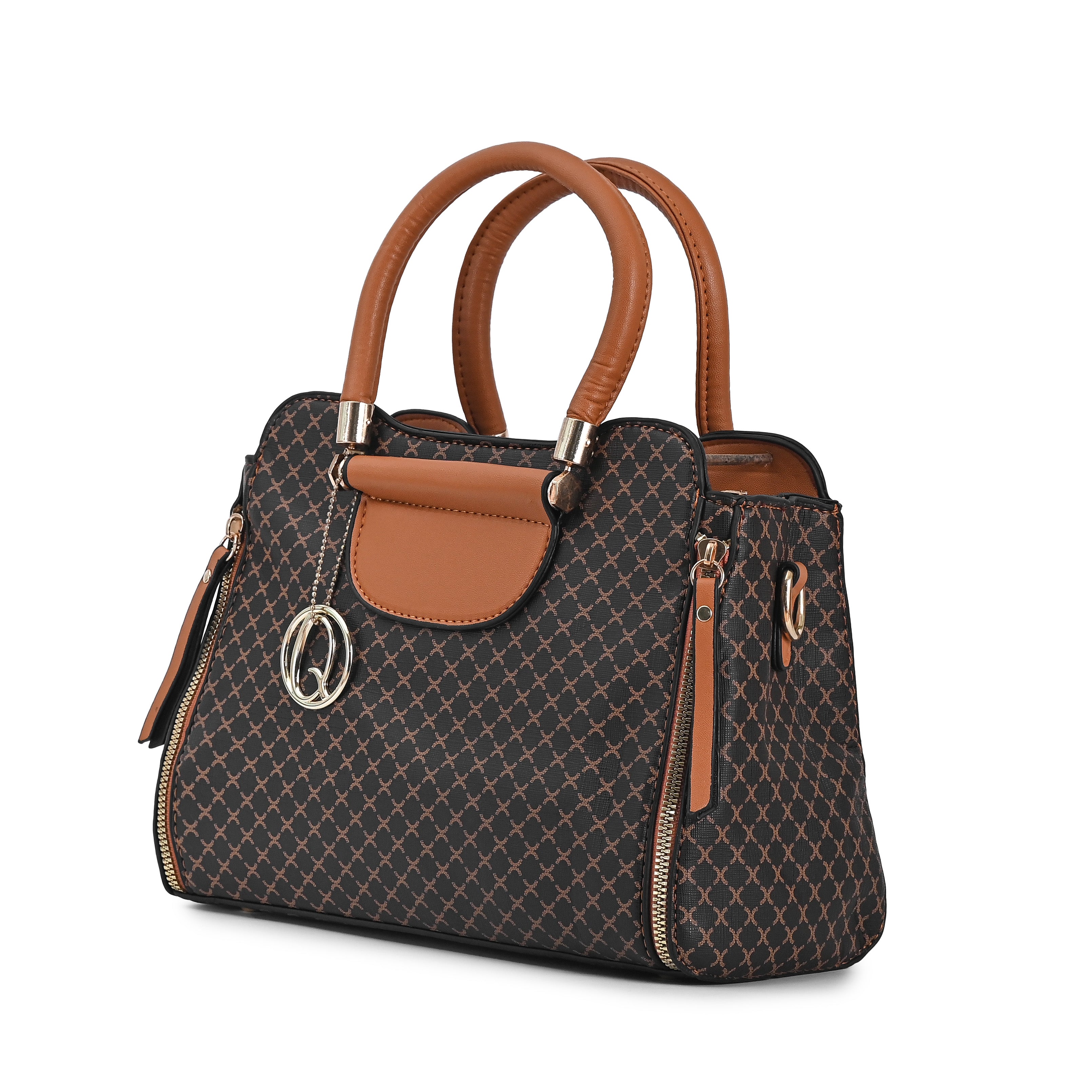 QIARRA Women's Brown bag, Satchel bag for Women – Secure and Women's Party Purse With Minimalist Design VB8065