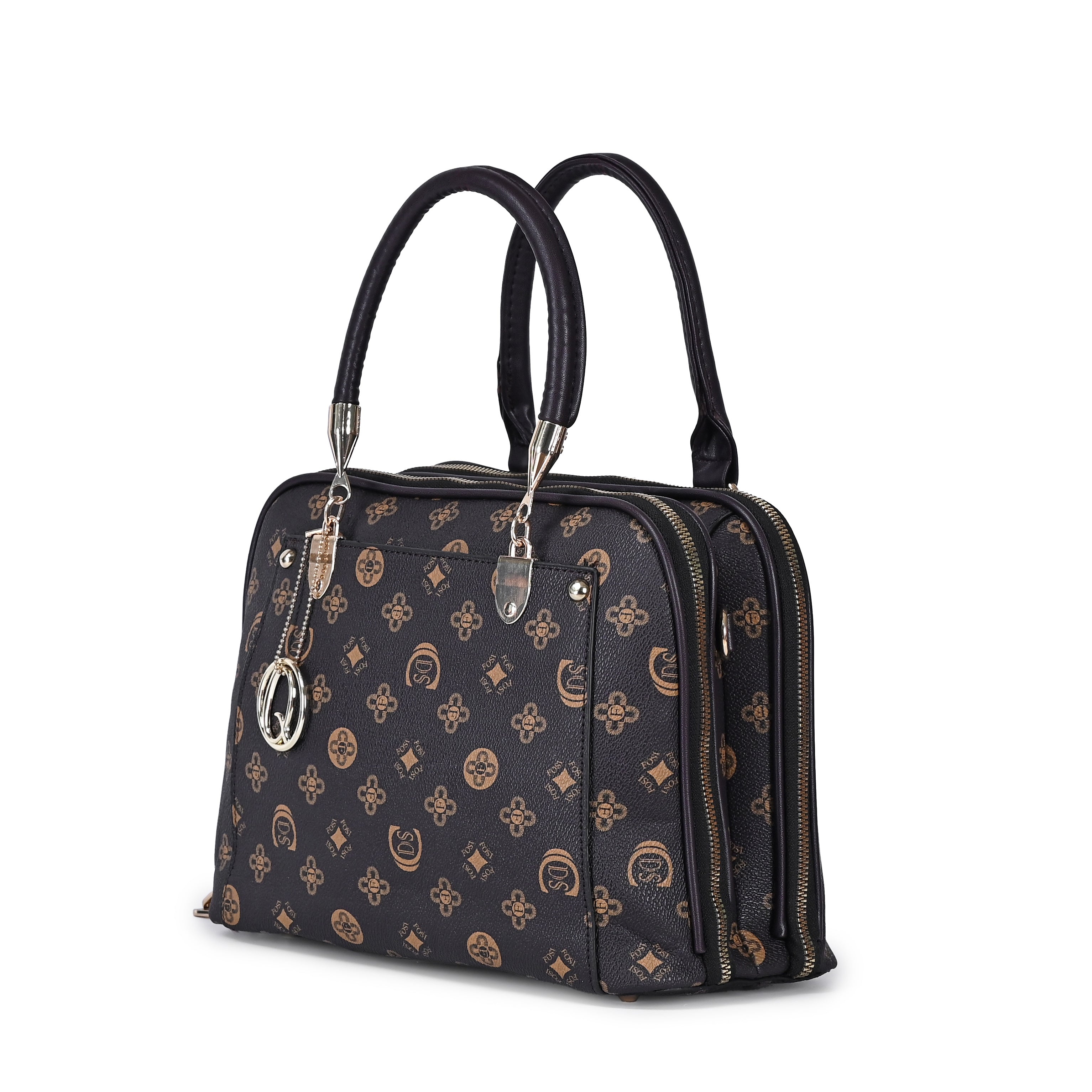 QIARRA Women Colorful Printed Handbag, Stylish & Patterned Design Shoulder Bag VB8098