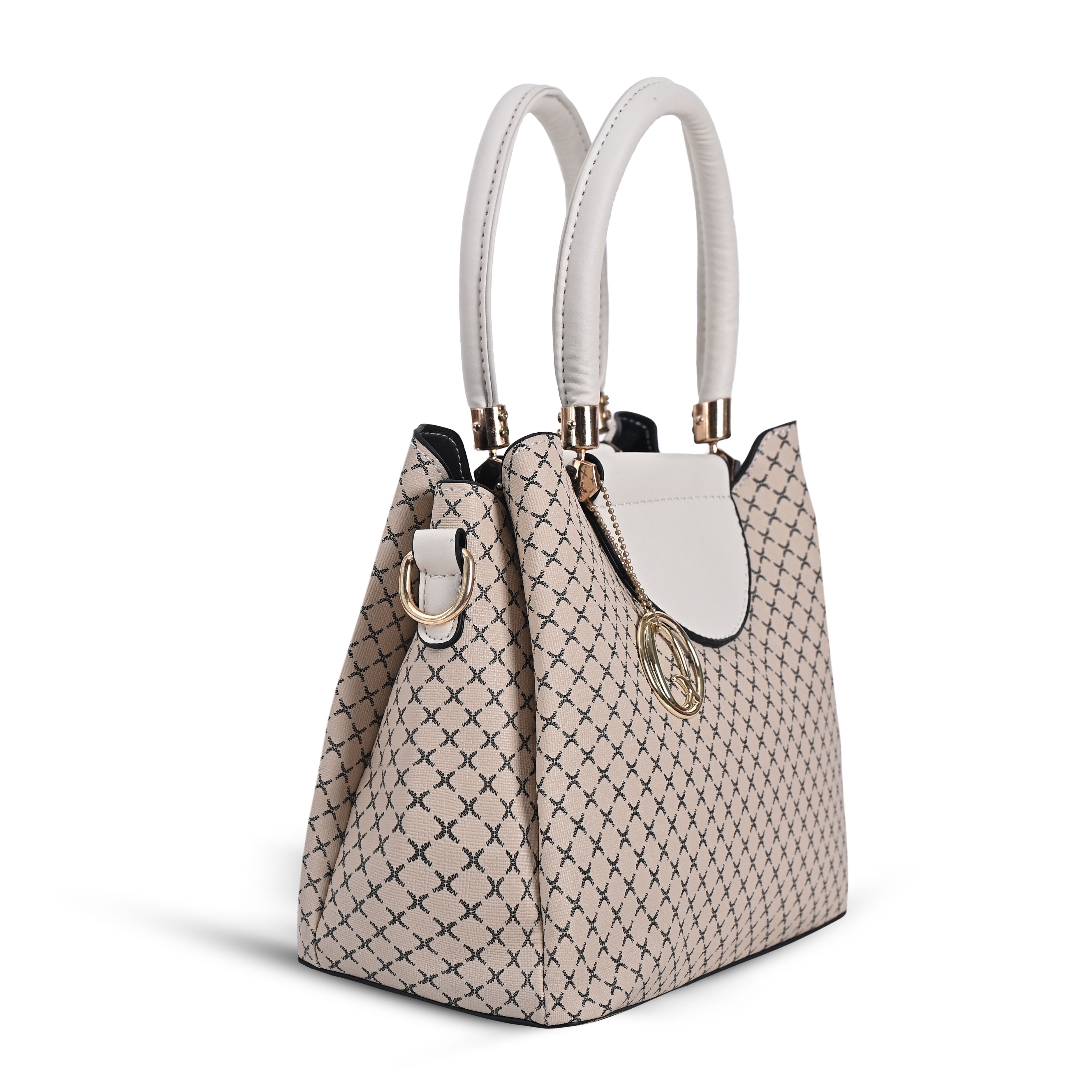 QIARRA Women's cream bag, Small Satchel Bag- Stylish, Casual, Daily Handbag, Purse For Women VB8061