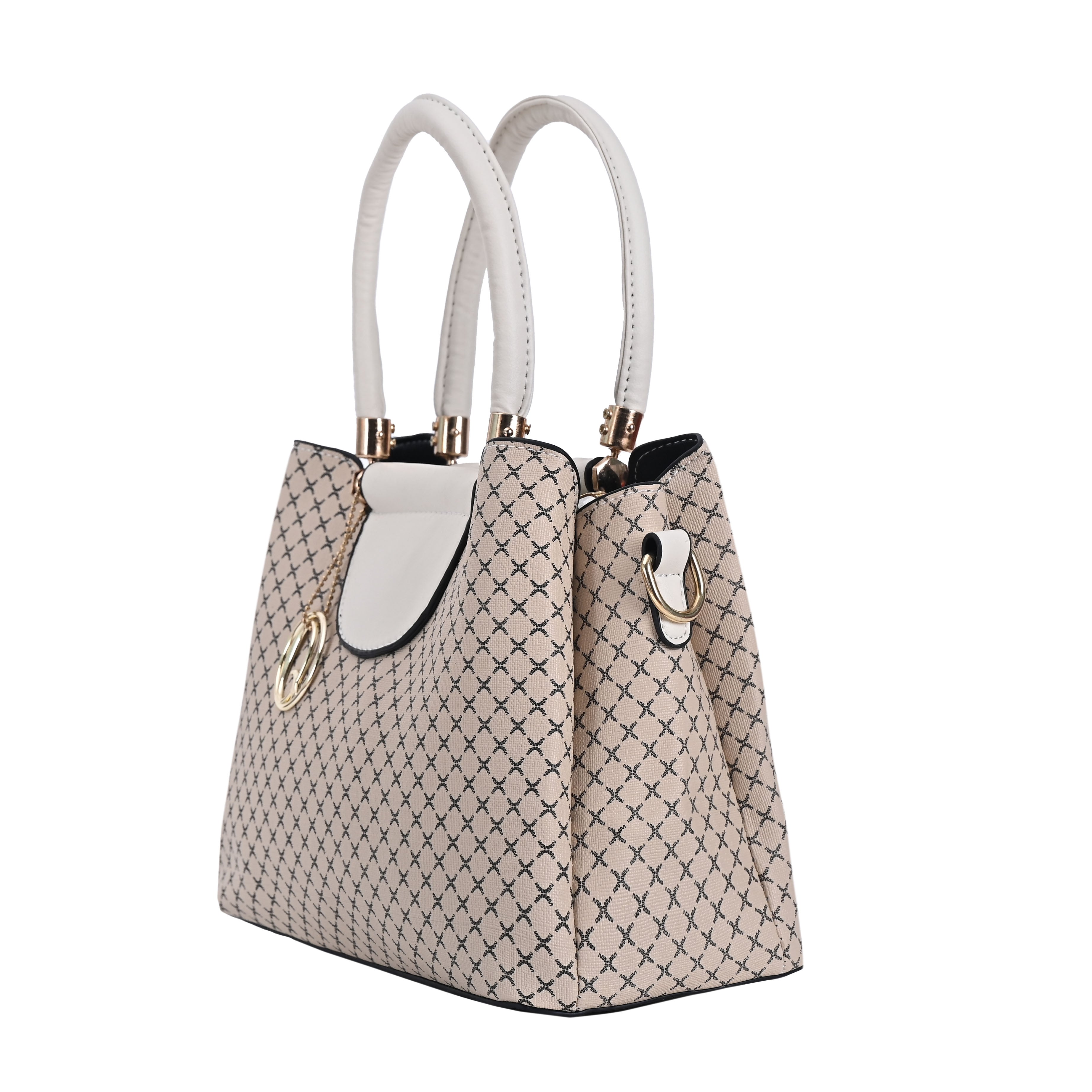 QIARRA Women's cream bag, Small Satchel Bag- Stylish, Casual, Daily Handbag, Purse For Women VB8061