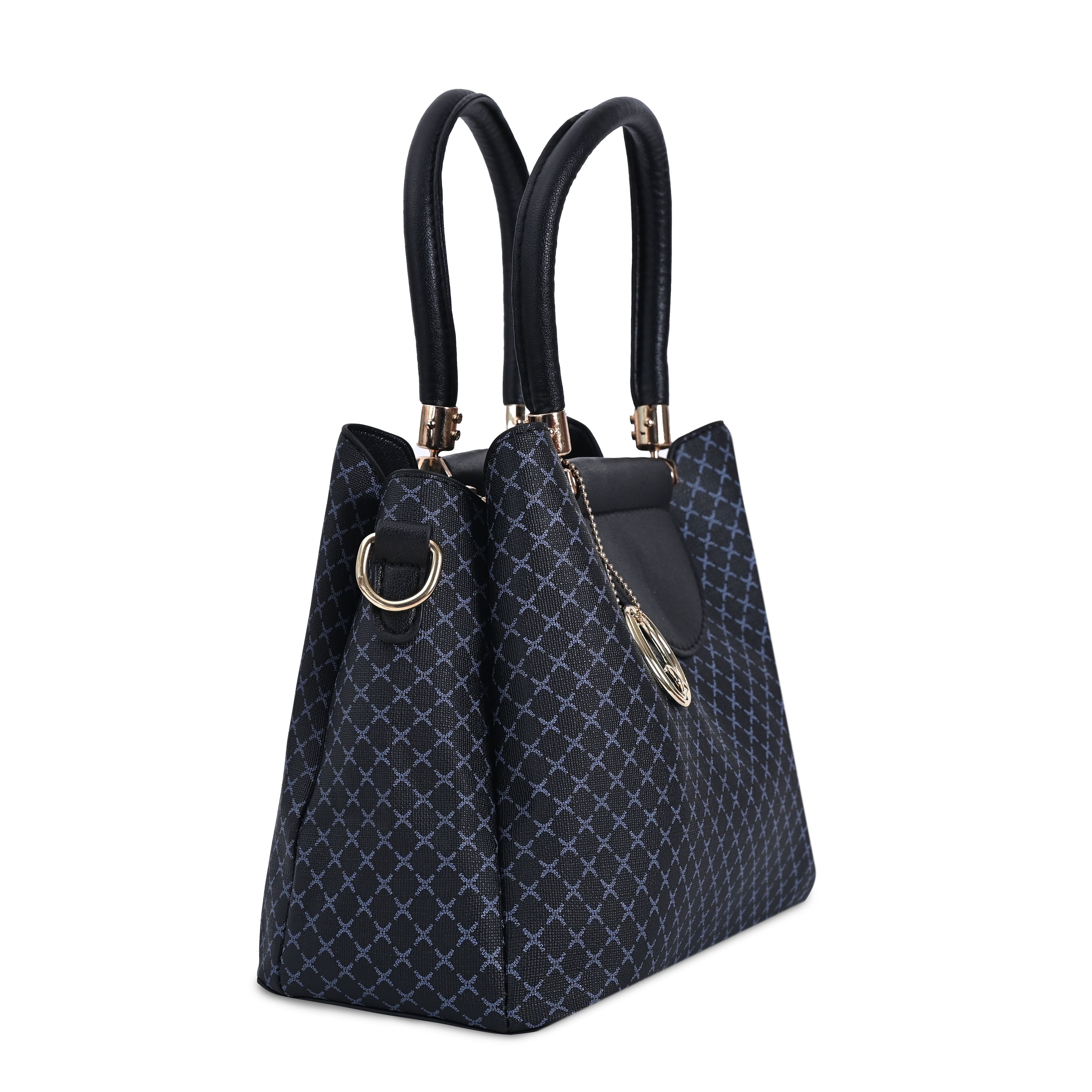 QIARRA Women's Black bag, Small Satchel Bag- Stylish, Casual, Daily Handbag, Purse For Women VB8059