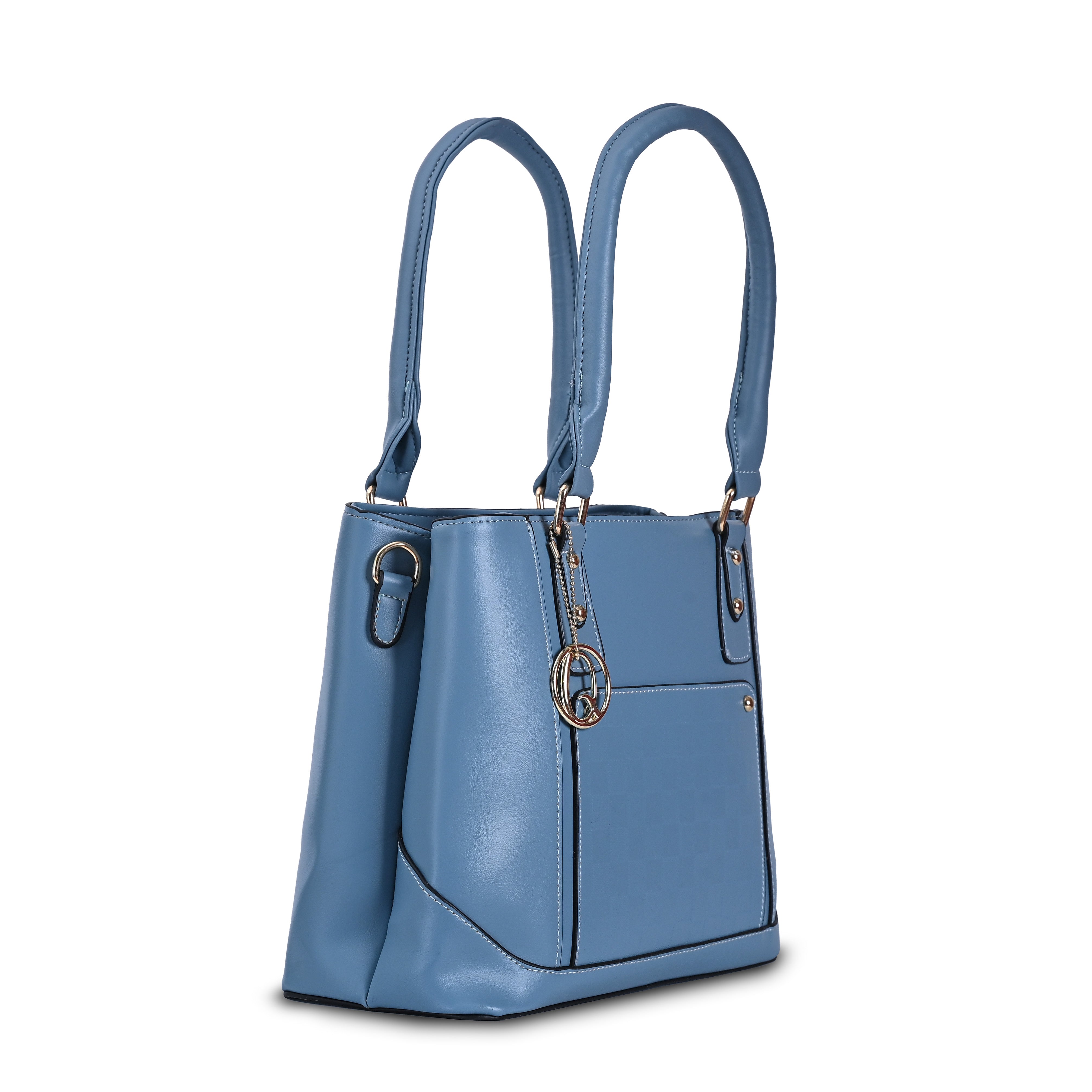 QIARRA Women's Sky Blue Small Satchel Bag- Stylish, Casual, Daily Handbag, Purse For Women VB8080