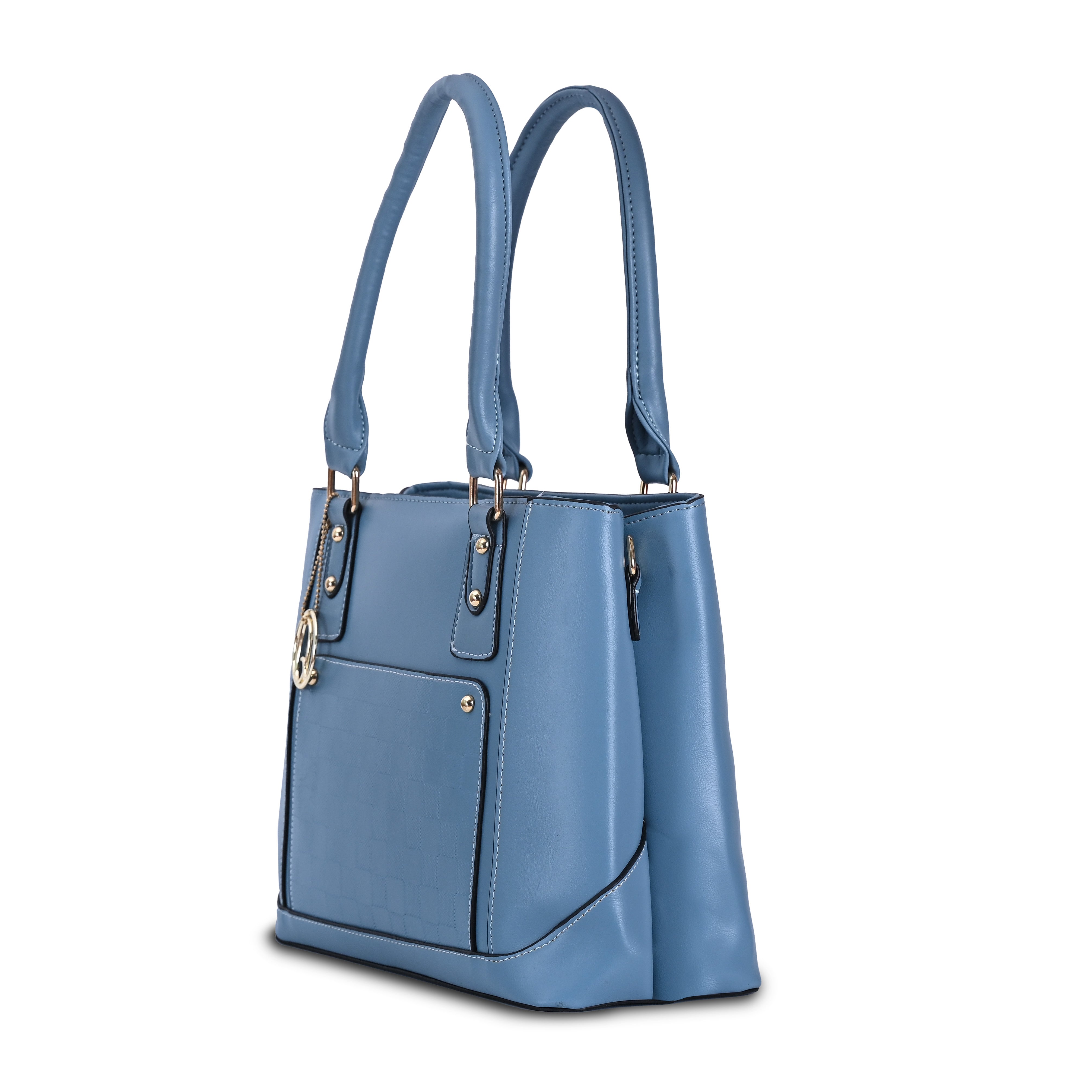 QIARRA Women's Sky Blue Small Satchel Bag- Stylish, Casual, Daily Handbag, Purse For Women VB8080