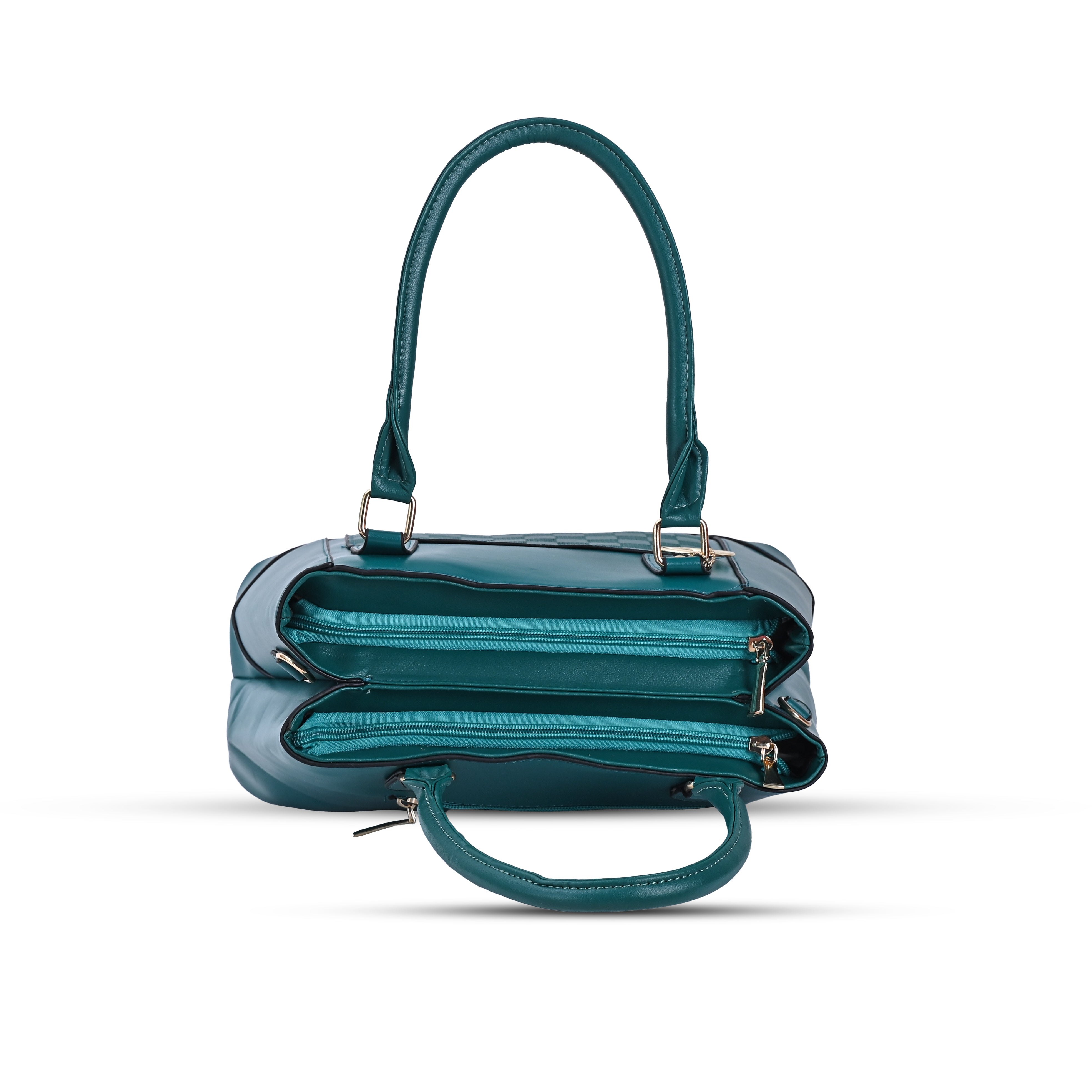 QIARRA Women's Bottle Green Small Satchel Bag- Stylish,Casual,Daily Handbag, Purse For Women VB8081