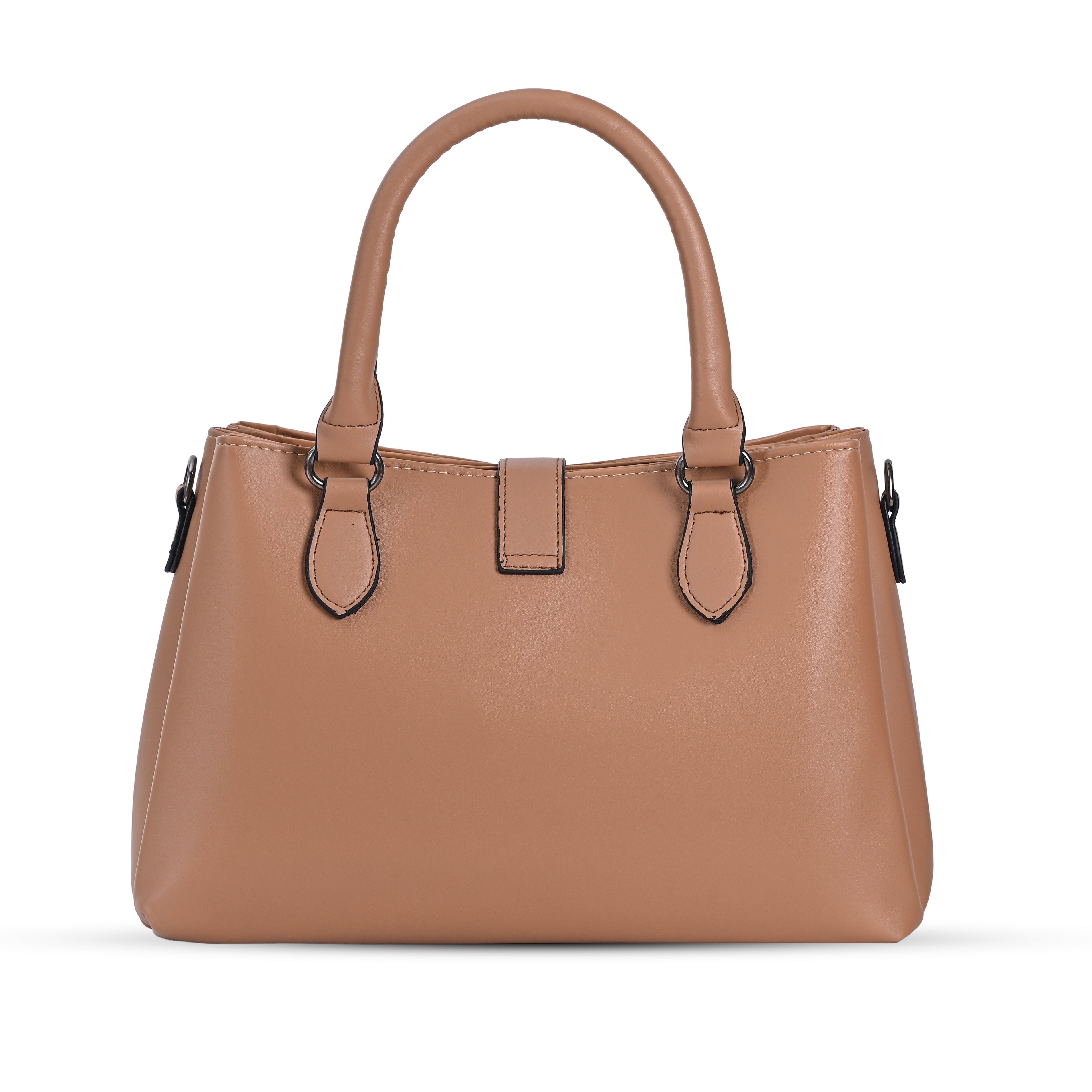 QIARRA Women's Beige Trendy Handbag Modern Everyday Handbag With Minimalist Design VB8034