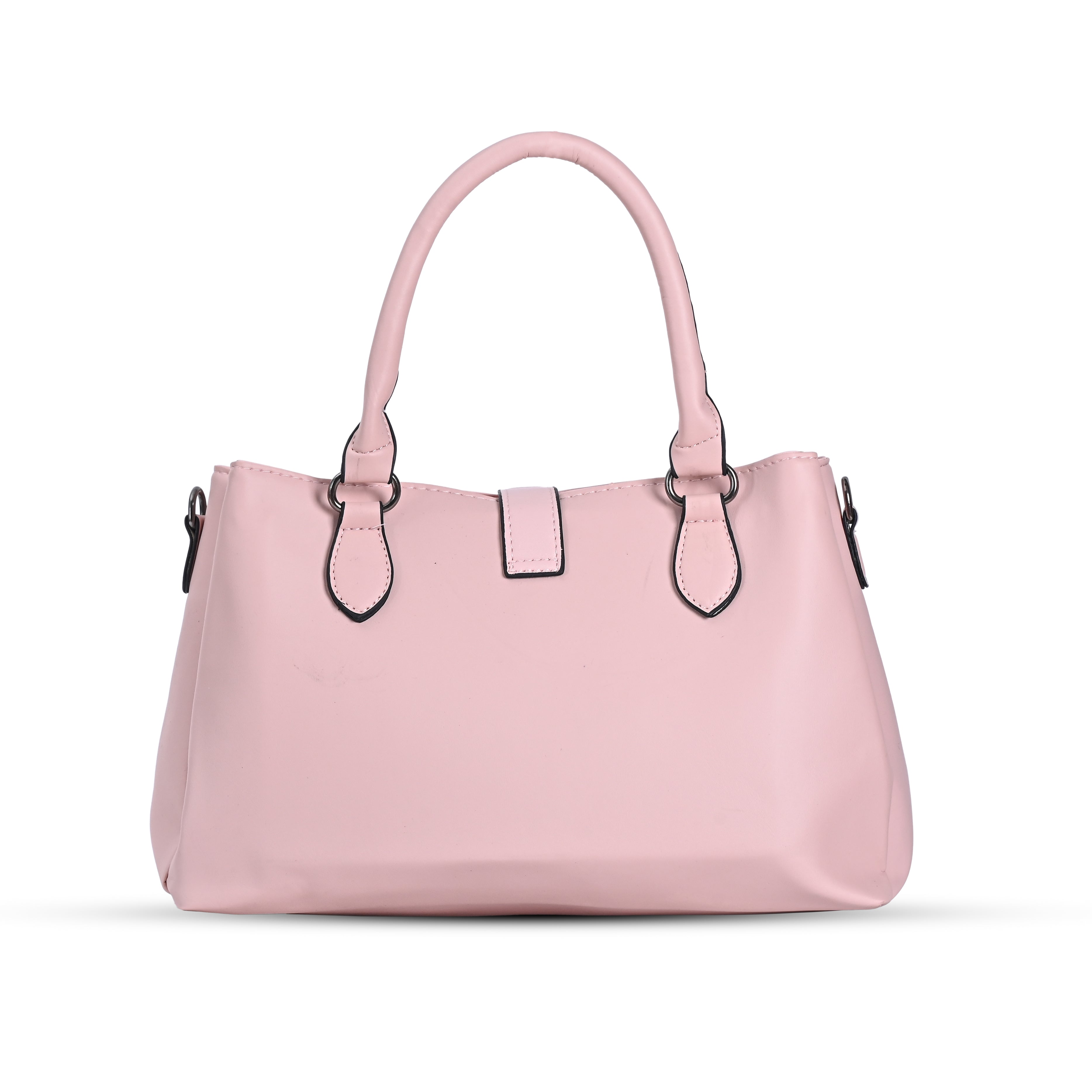 QIARRA Women's Baby Pink Trendy Handbag Modern Everyday Handbag With Minimalist Design VB8038