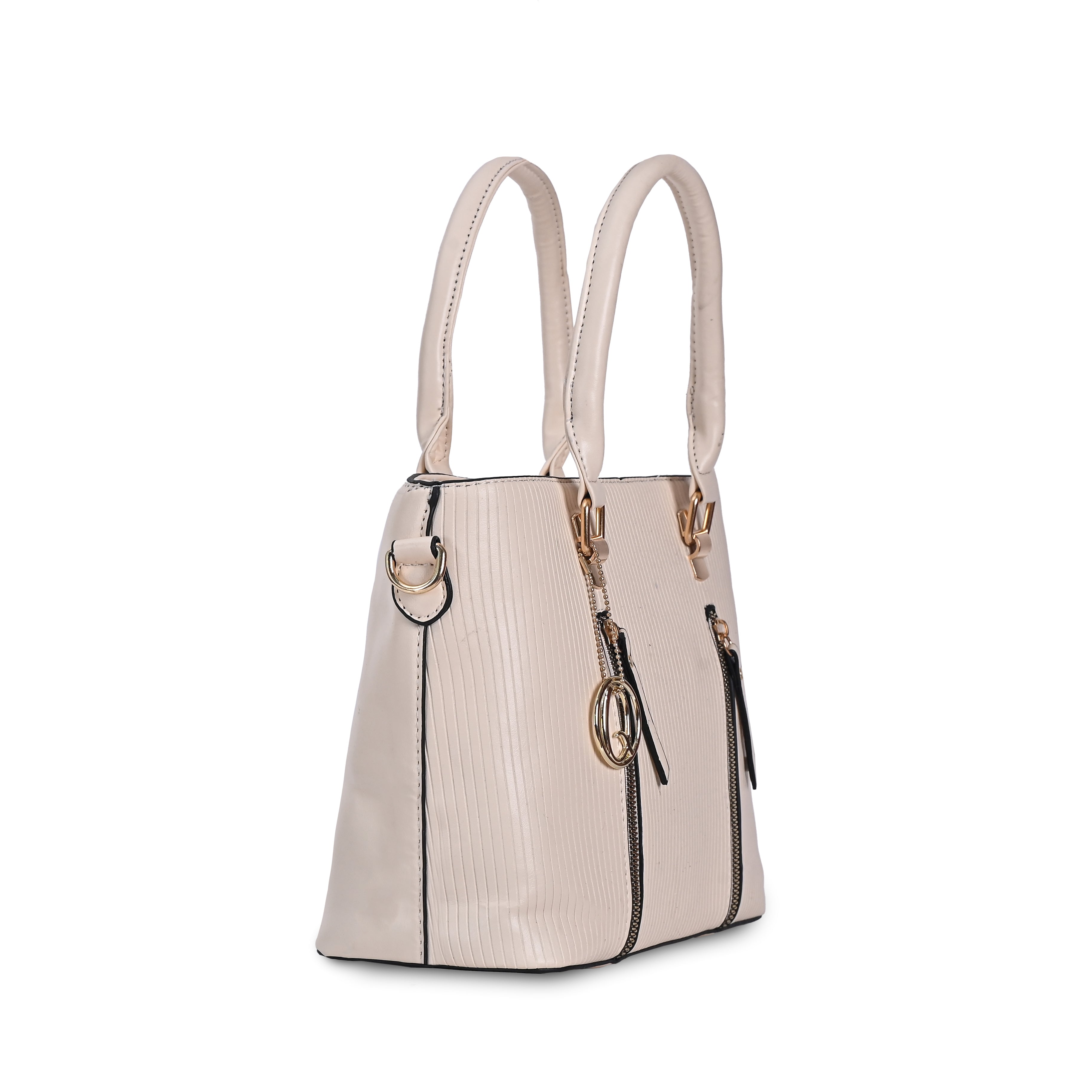 QIARRA Women's pink bag, Premium Zipper Casual Satchel Bag With Simple and Trendy Design VB8067