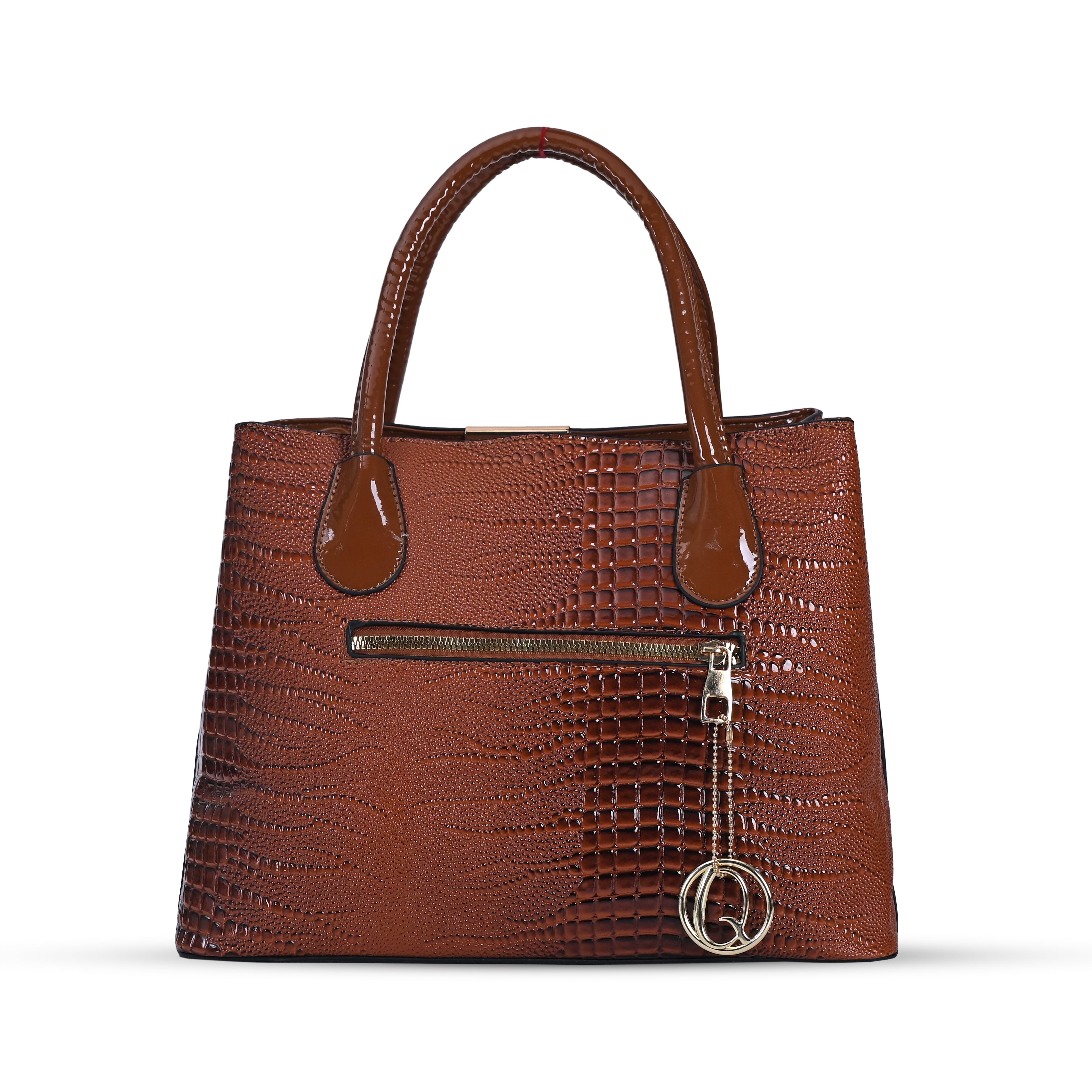 QIARRA Women Brown Premium Clutch Handbag, Soft & Secure Style Handbag for Women VB8087