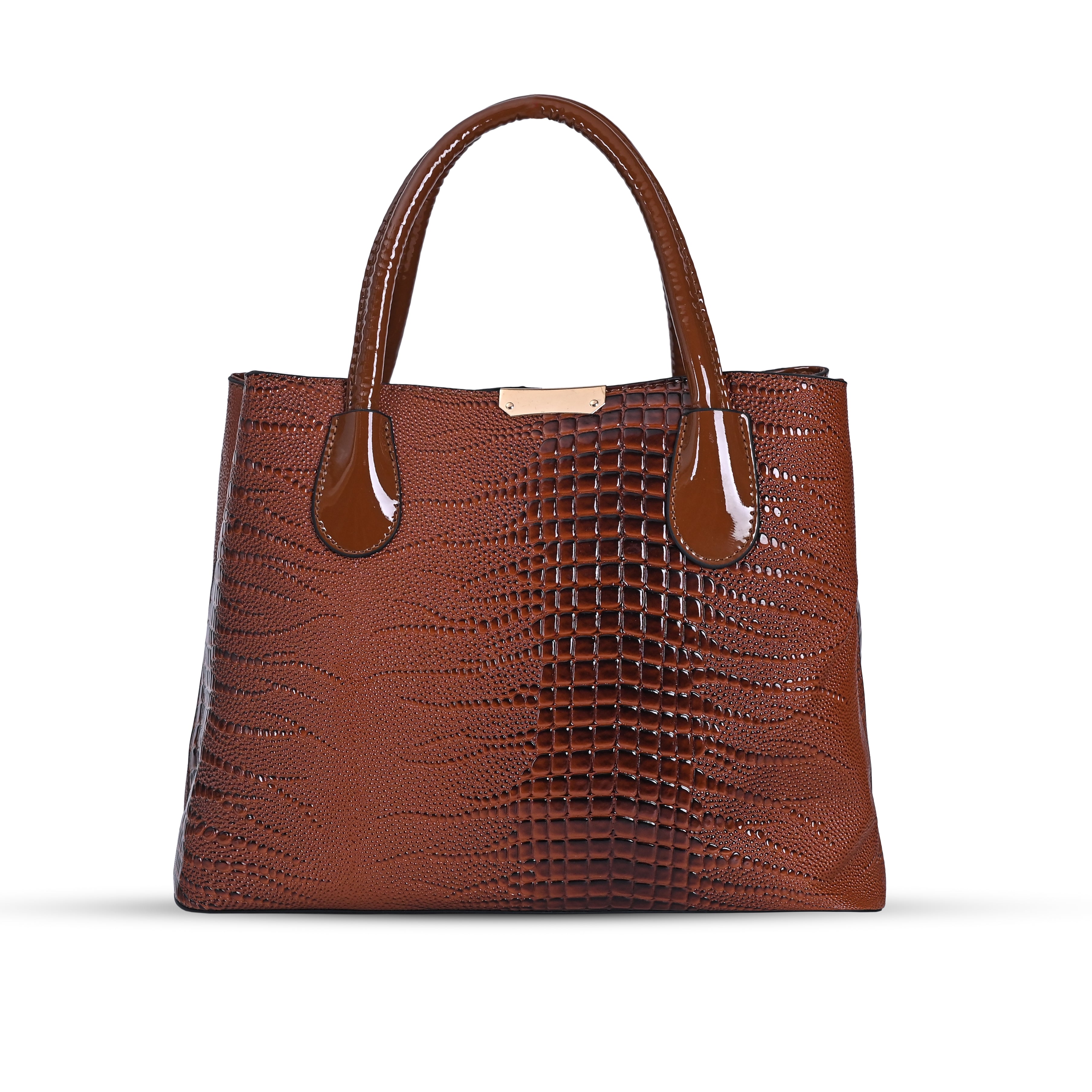 QIARRA Women Brown Premium Clutch Handbag, Soft & Secure Style Handbag for Women VB8087