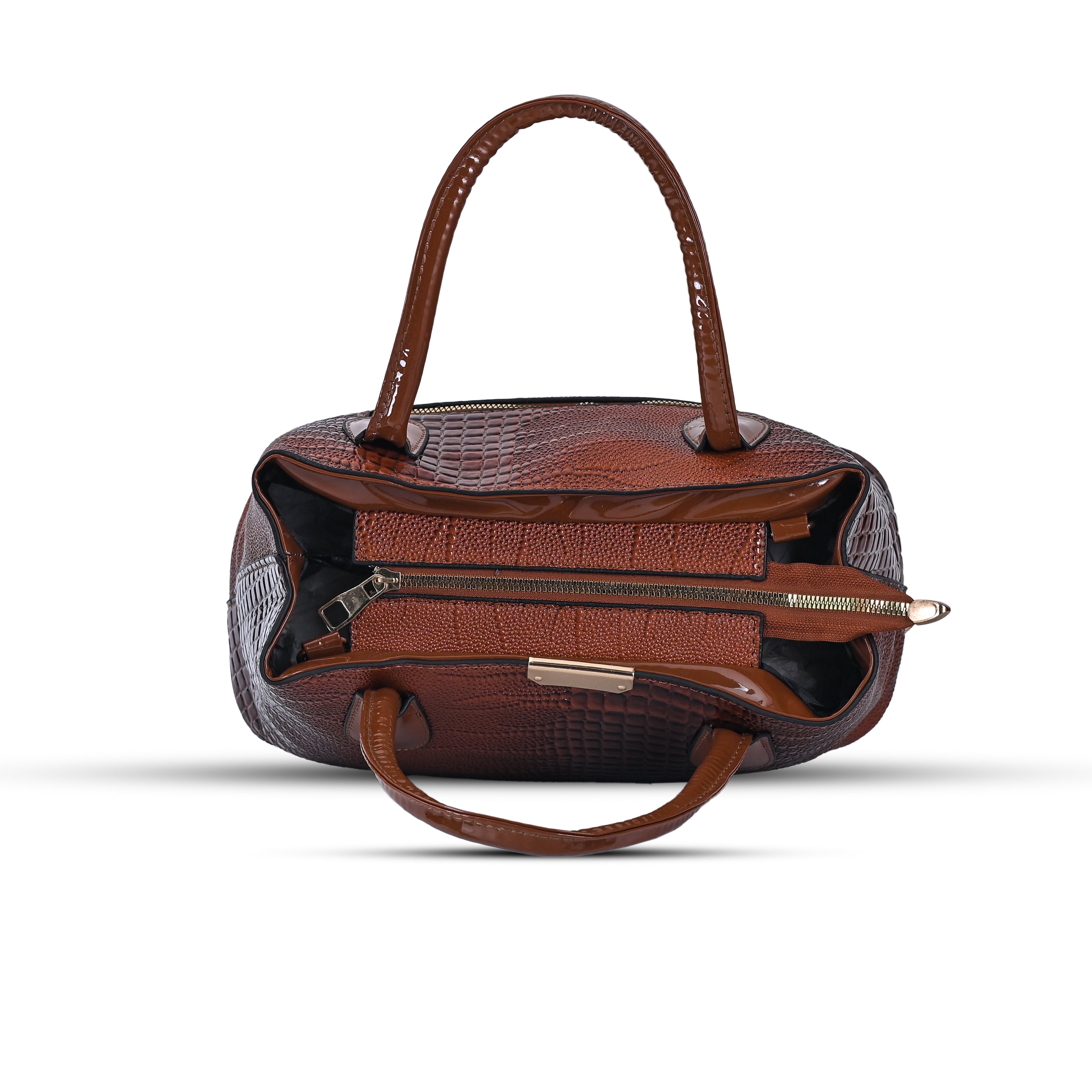 QIARRA Women Brown Premium Clutch Handbag, Soft & Secure Style Handbag for Women VB8087