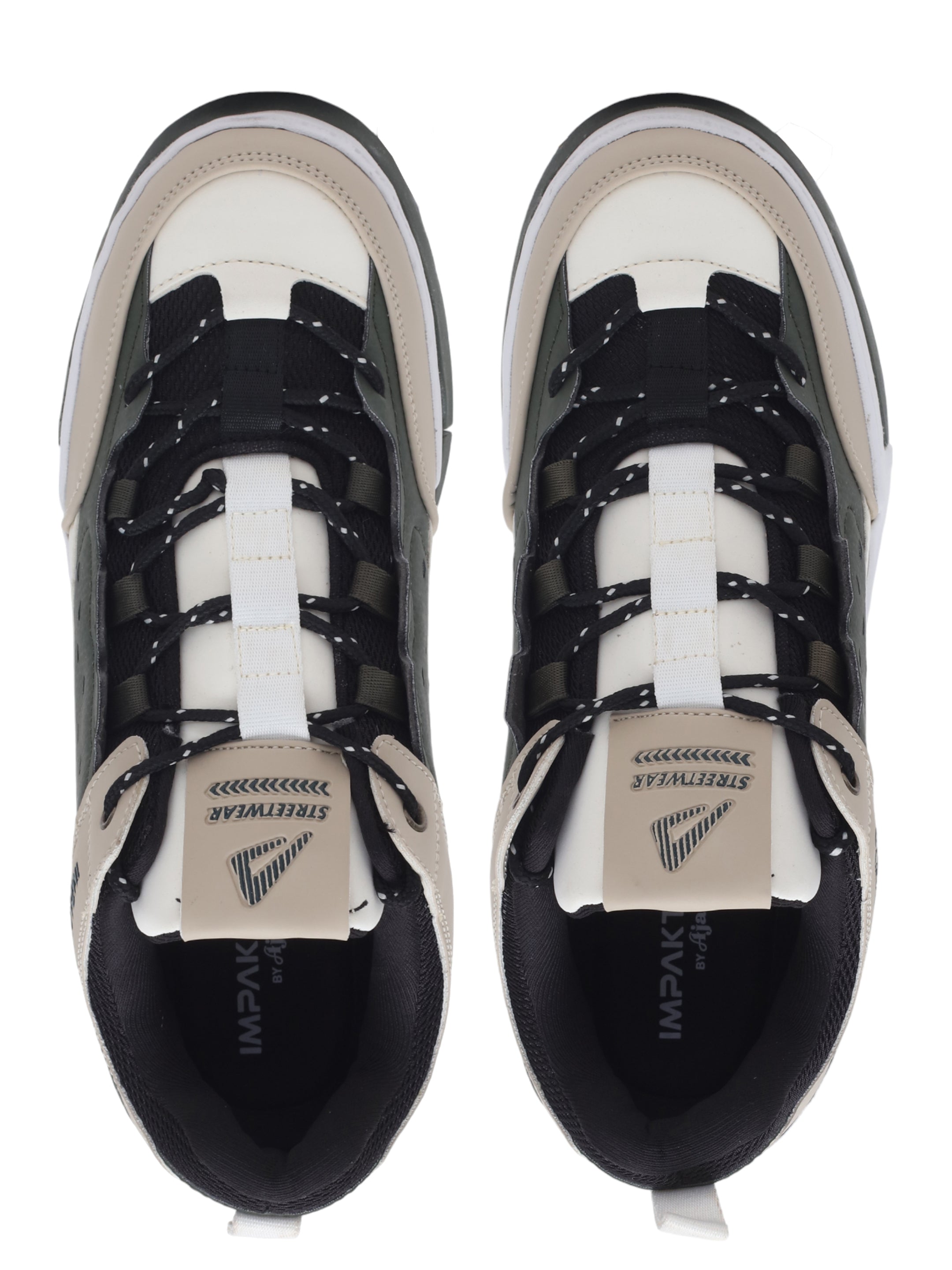 Impakto Men's Trendy Casual Sneaker Shoes, Attractive Rounded Front, Cushioned Insole with Dynamic Feet Support for Extra comfort, Slip-Resistant Sole