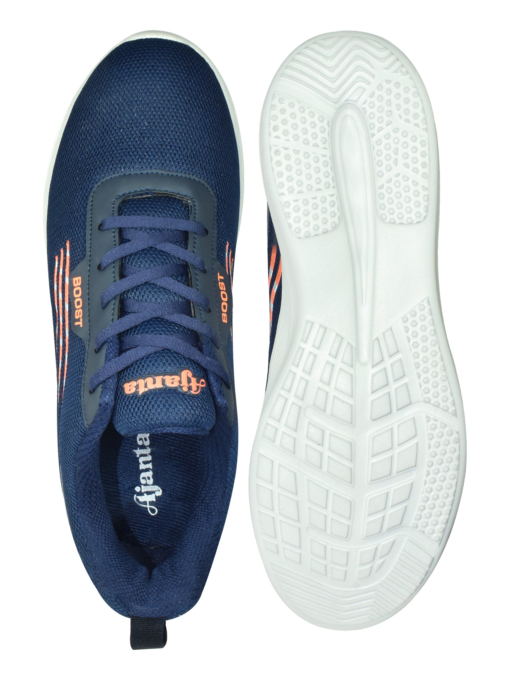 Ajanta Men’s Blue Lightweight Walking Shoes with Anti-Skid EVA Sole|  Comfortable Slip-On Walking Shoes EG1020