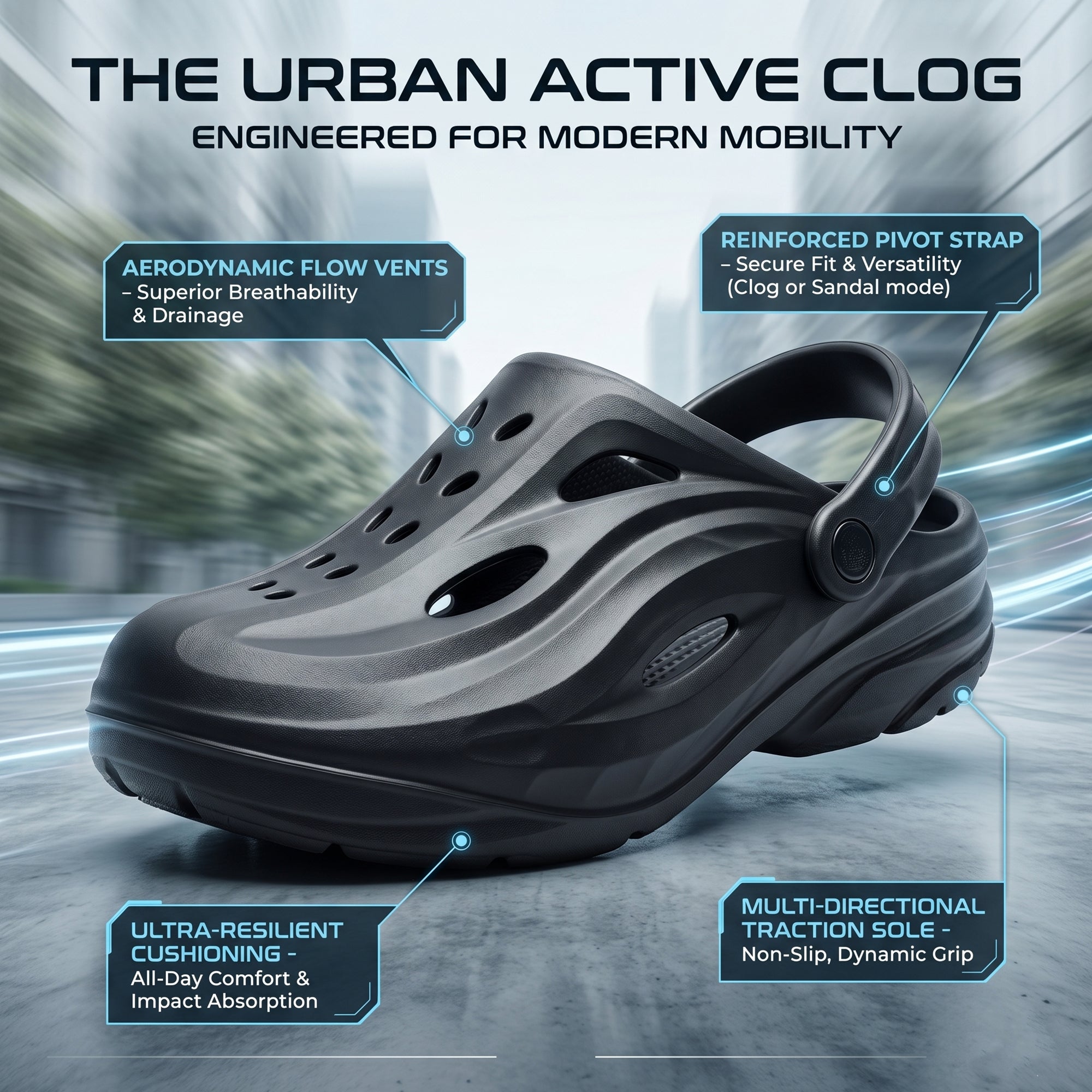 Impakto by Ajanta Men’s Clogs for Lightweight Comfort & Everyday Wear