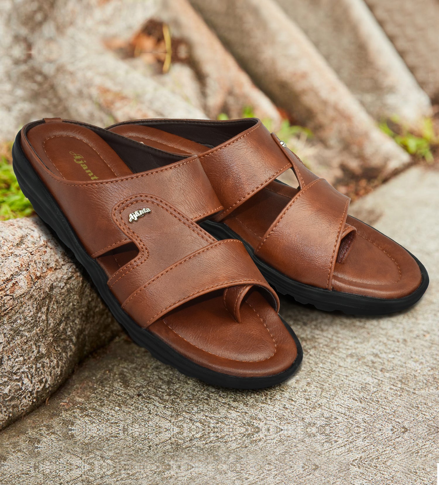 Ajanta Men Sandal / Anti-Skid Sole with Adjustable Fit / Men’s Outdoor Sandals EG3006