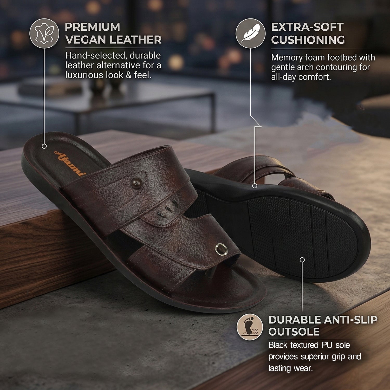 Ajanta Men’s Stylish and Comfortable Sandals
