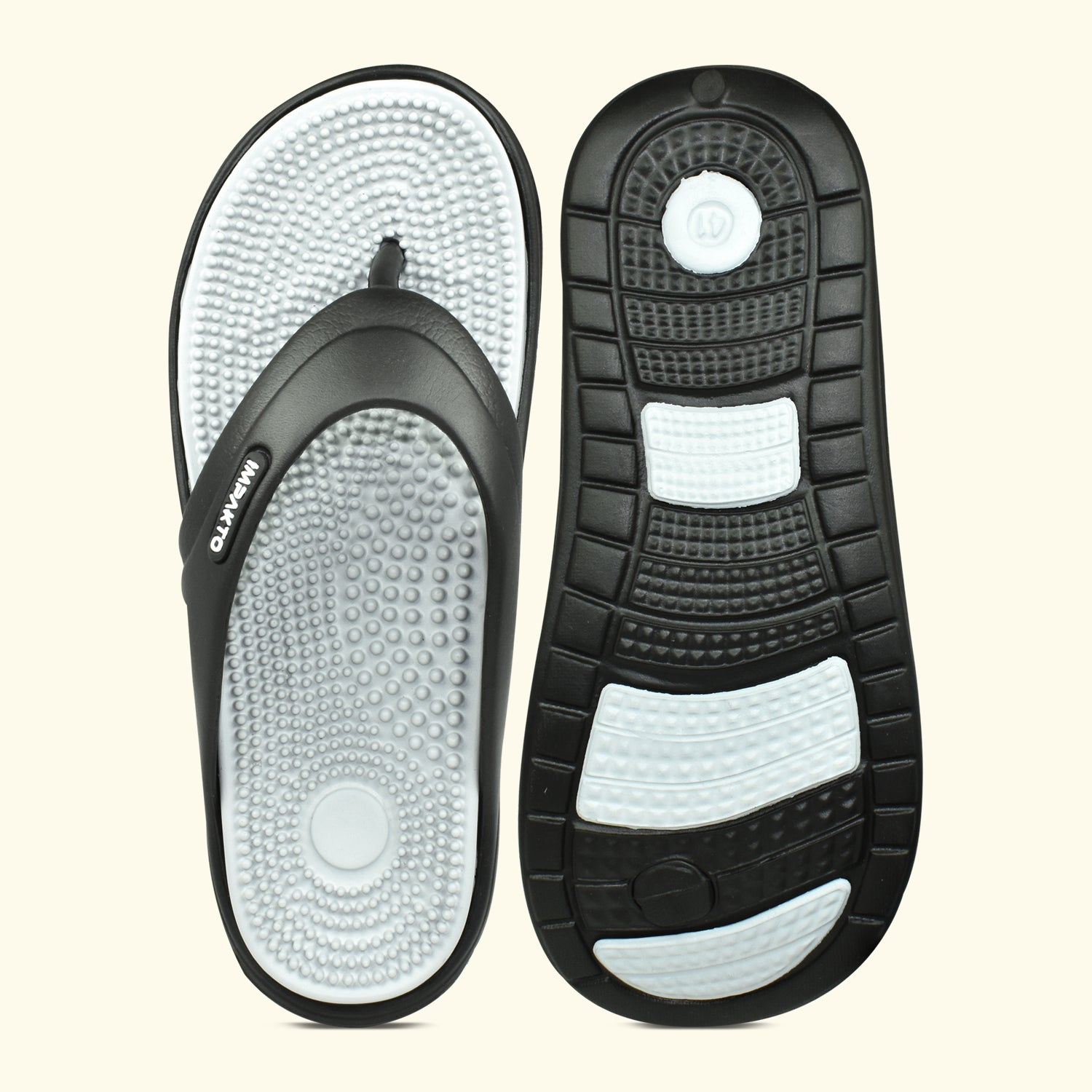 Impakto by Ajanta Classic Slippers for Men | Stylish, Comfortable & Lightweight Flip Flops for Men's