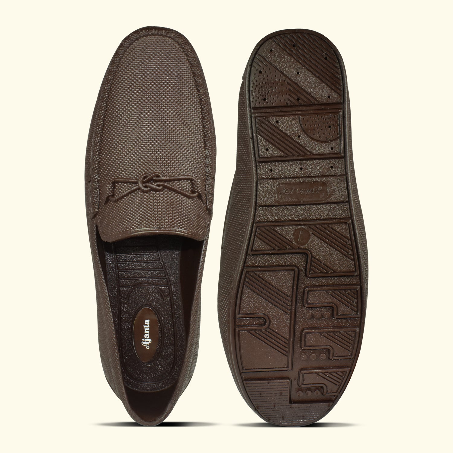 Ajanta Men's Brown Casual Slip-On Loafers | Stylish & Comfortable Daily Wear Shoes | Loafers EG4015