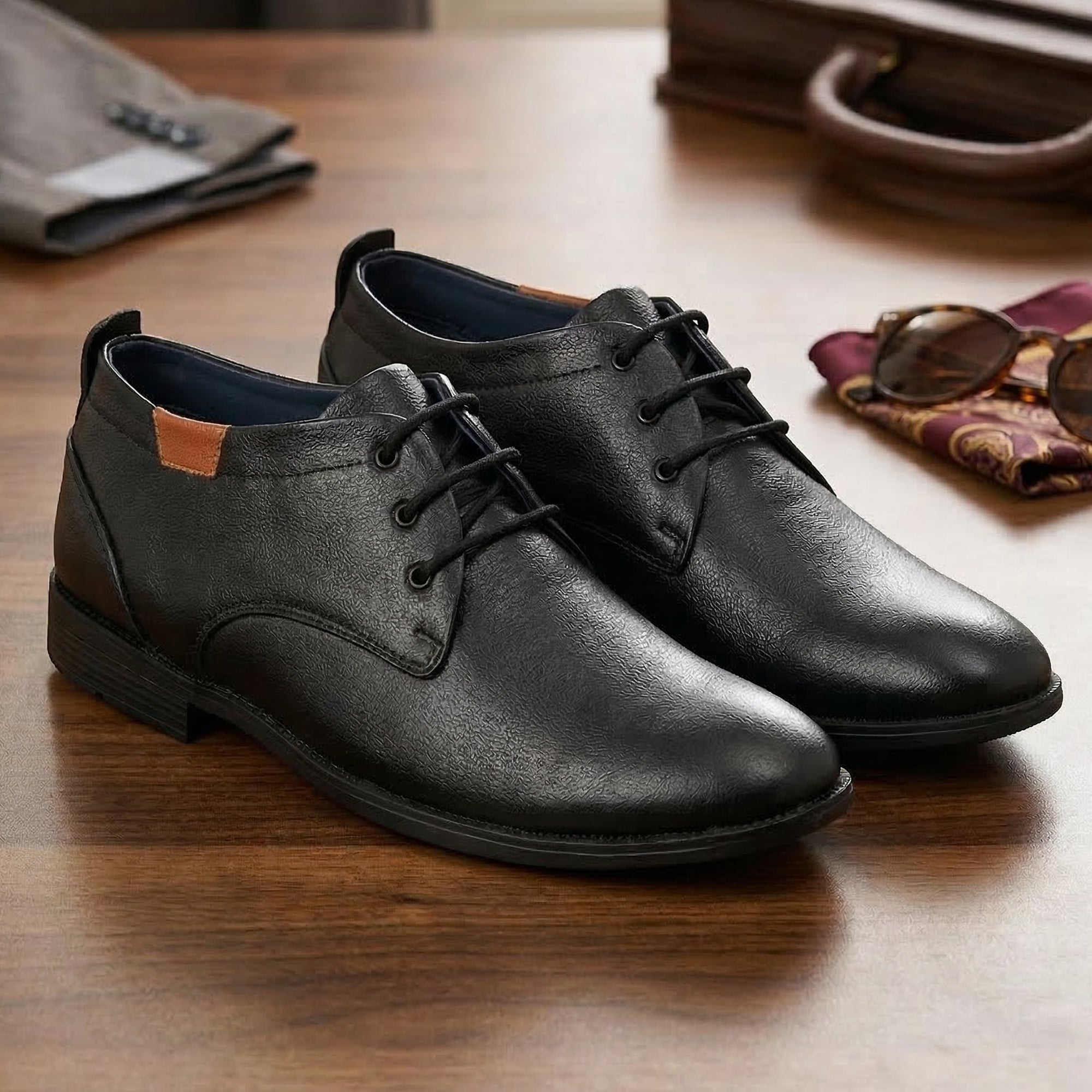 Ajanta Men's Formal Lace Up Shoes