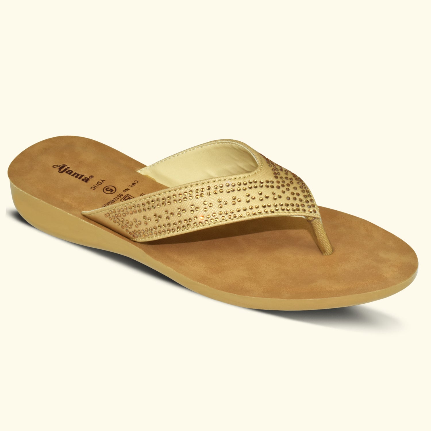 AJANTA Comfortable Flat Fashion Slip-on Slipper for Women EL1013