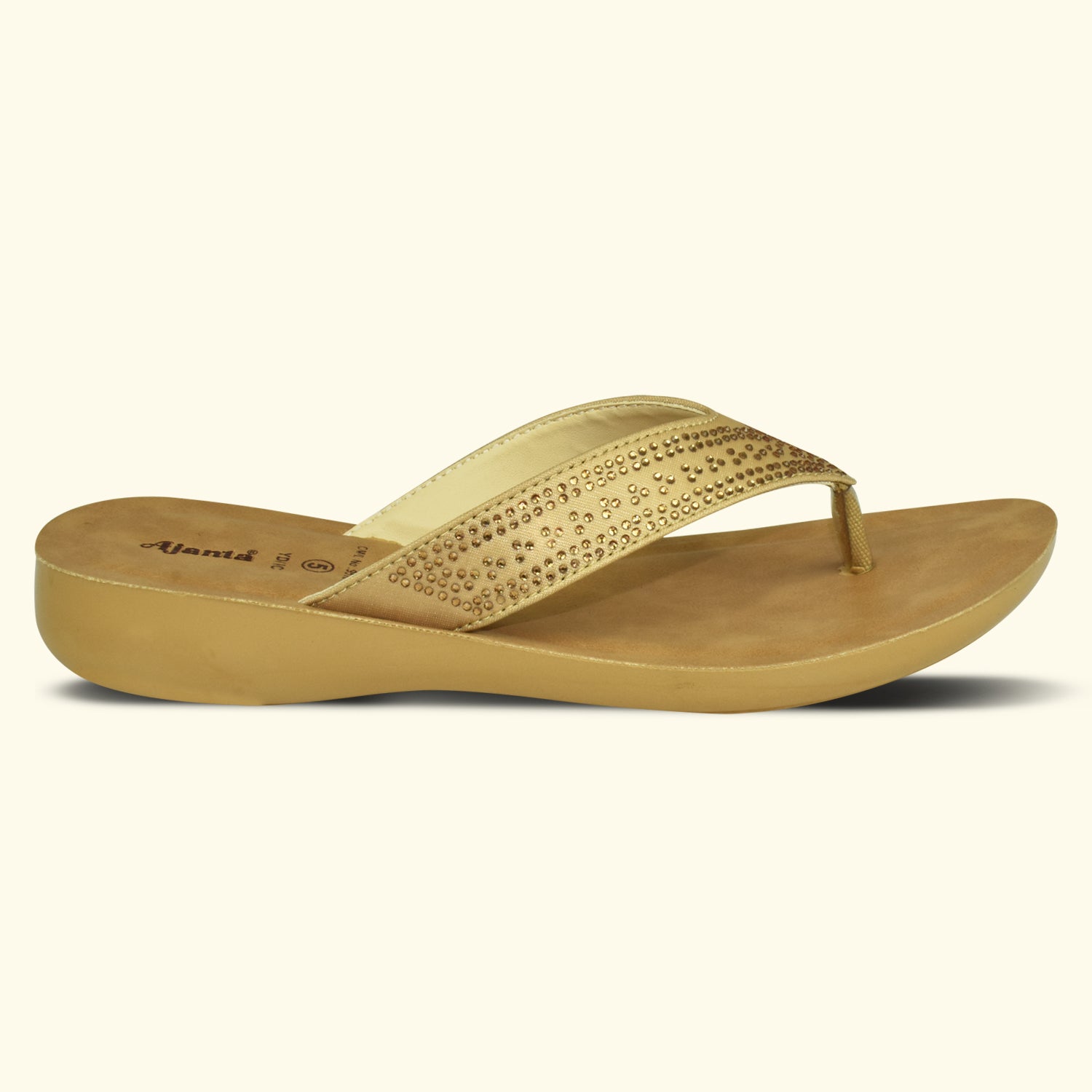 AJANTA Comfortable Flat Fashion Slip-on Slipper for Women EL1013