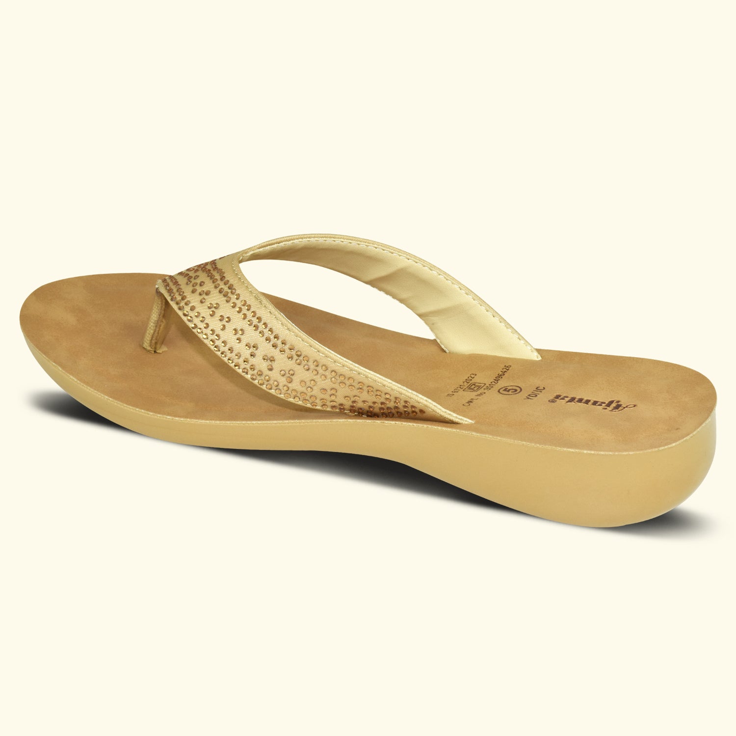 AJANTA Comfortable Flat Fashion Slip-on Slipper for Women EL1013
