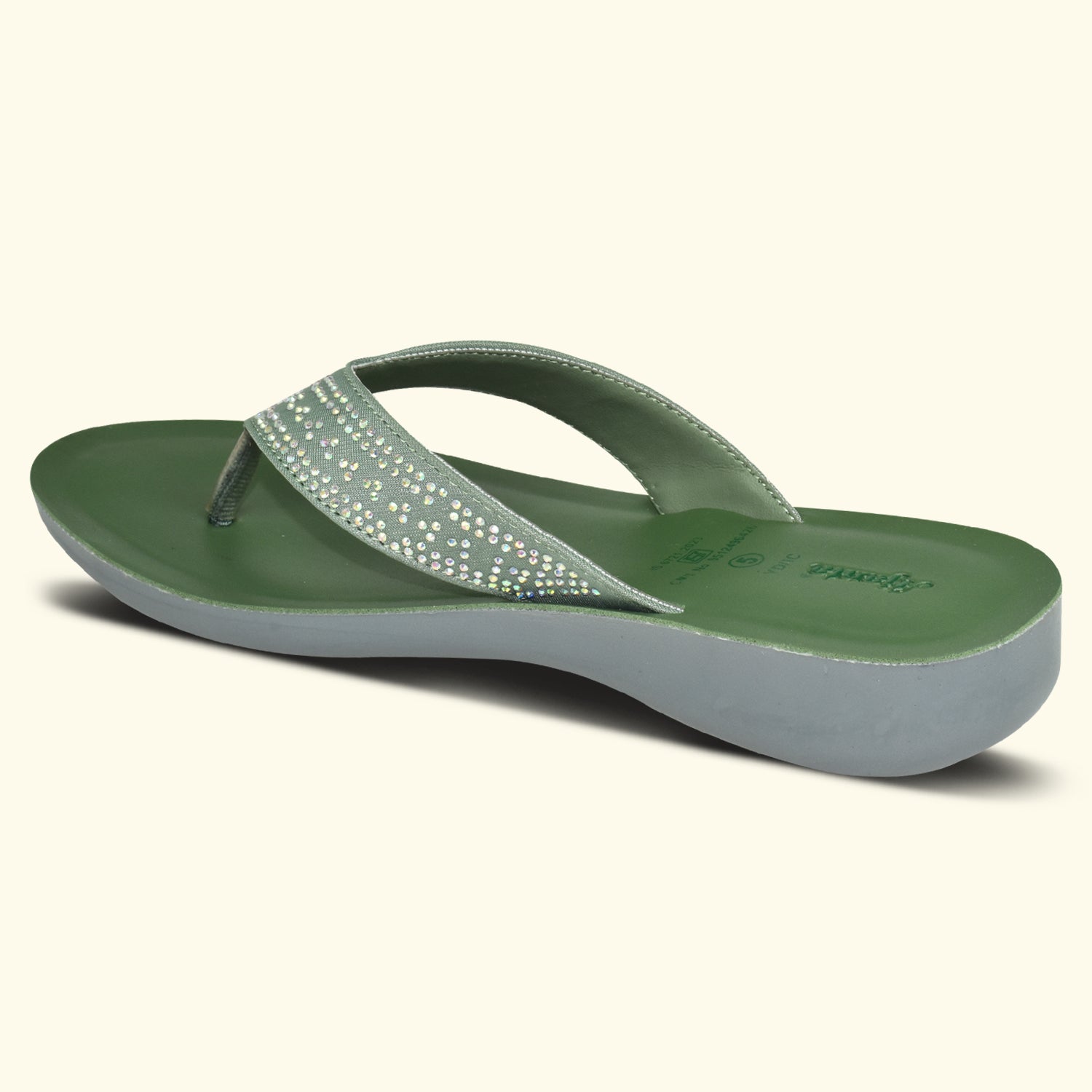 AJANTA Comfortable Flat Fashion Slip-on Slipper for Women EL1014