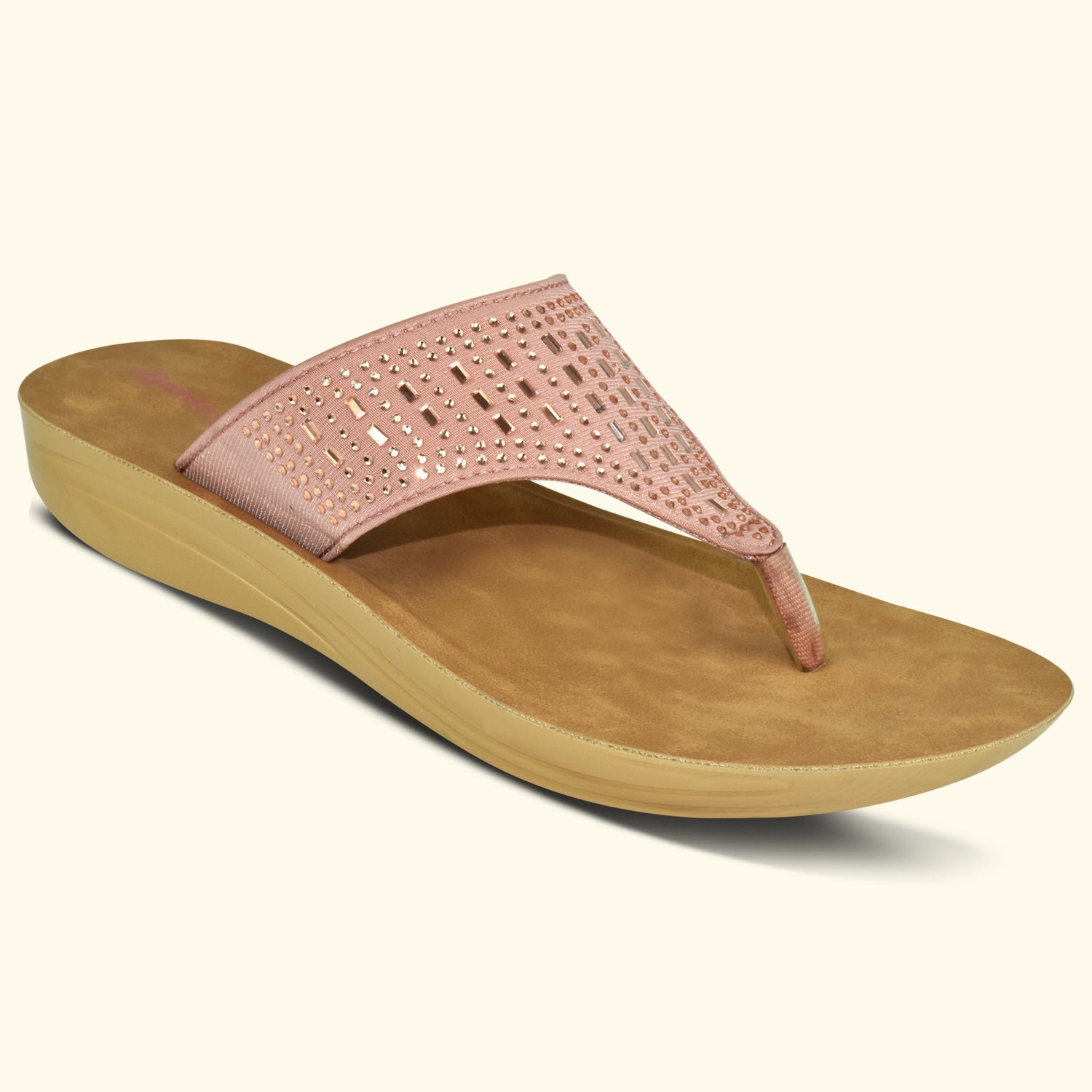 AJANTA Casual Sandal| Flat Sandals For Women| Comfortable Ladies Chappal EL1015
