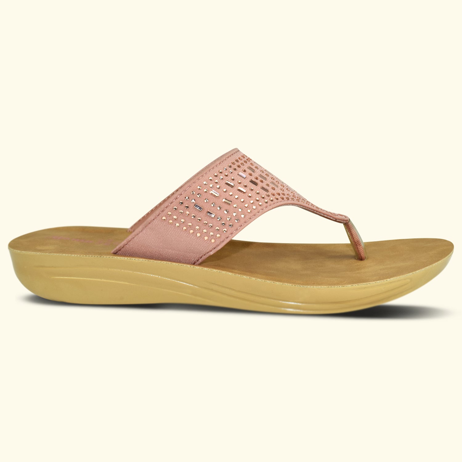 AJANTA Casual Sandal| Flat Sandals For Women| Comfortable Ladies Chappal EL1015